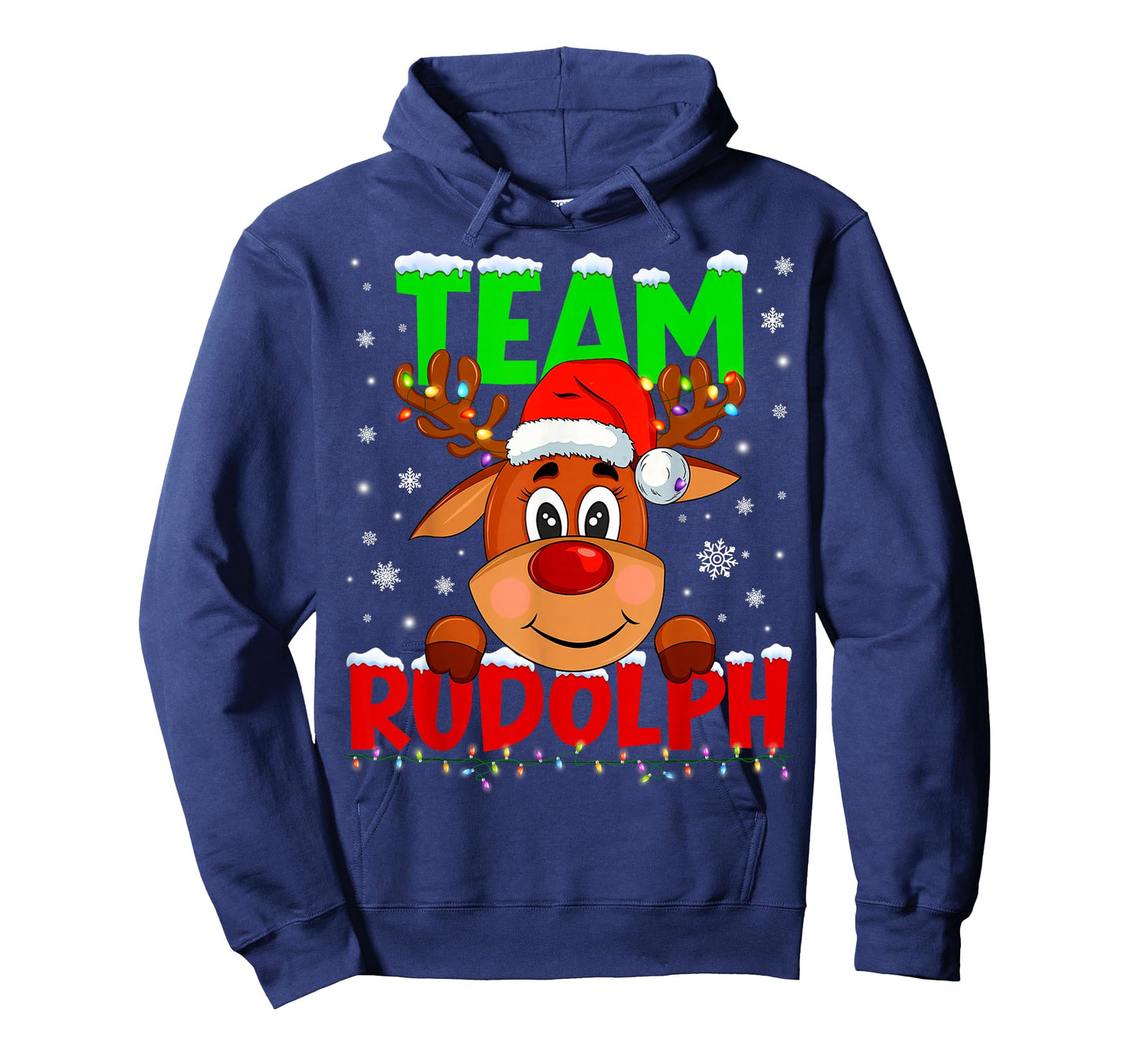 Team Rudolph Rednose Pjs Christmas Xmas Men Women Kid T-Shirt