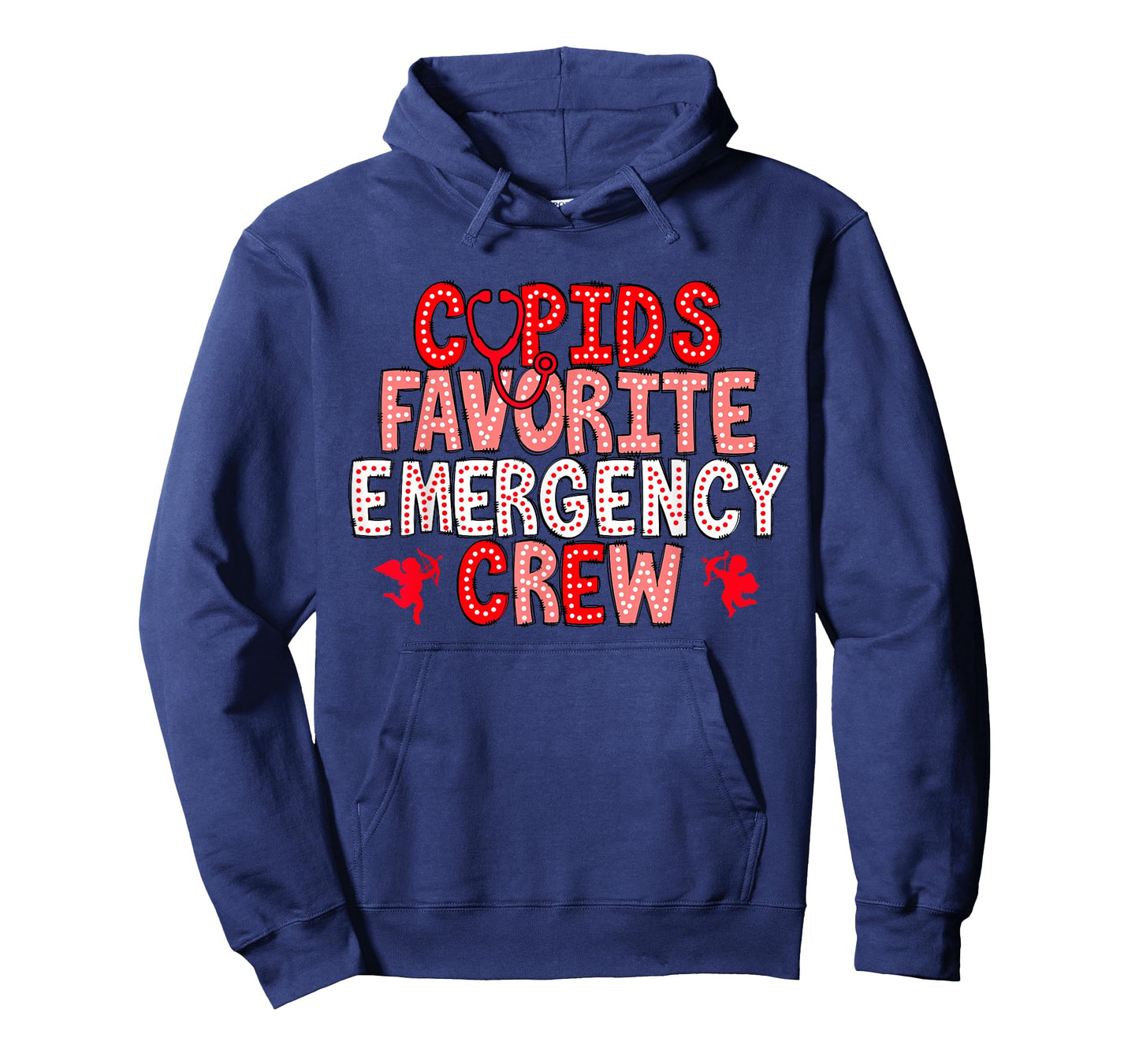 Cupid's Favorite Emergency Crew Nurse Valentines Department T-Shirt