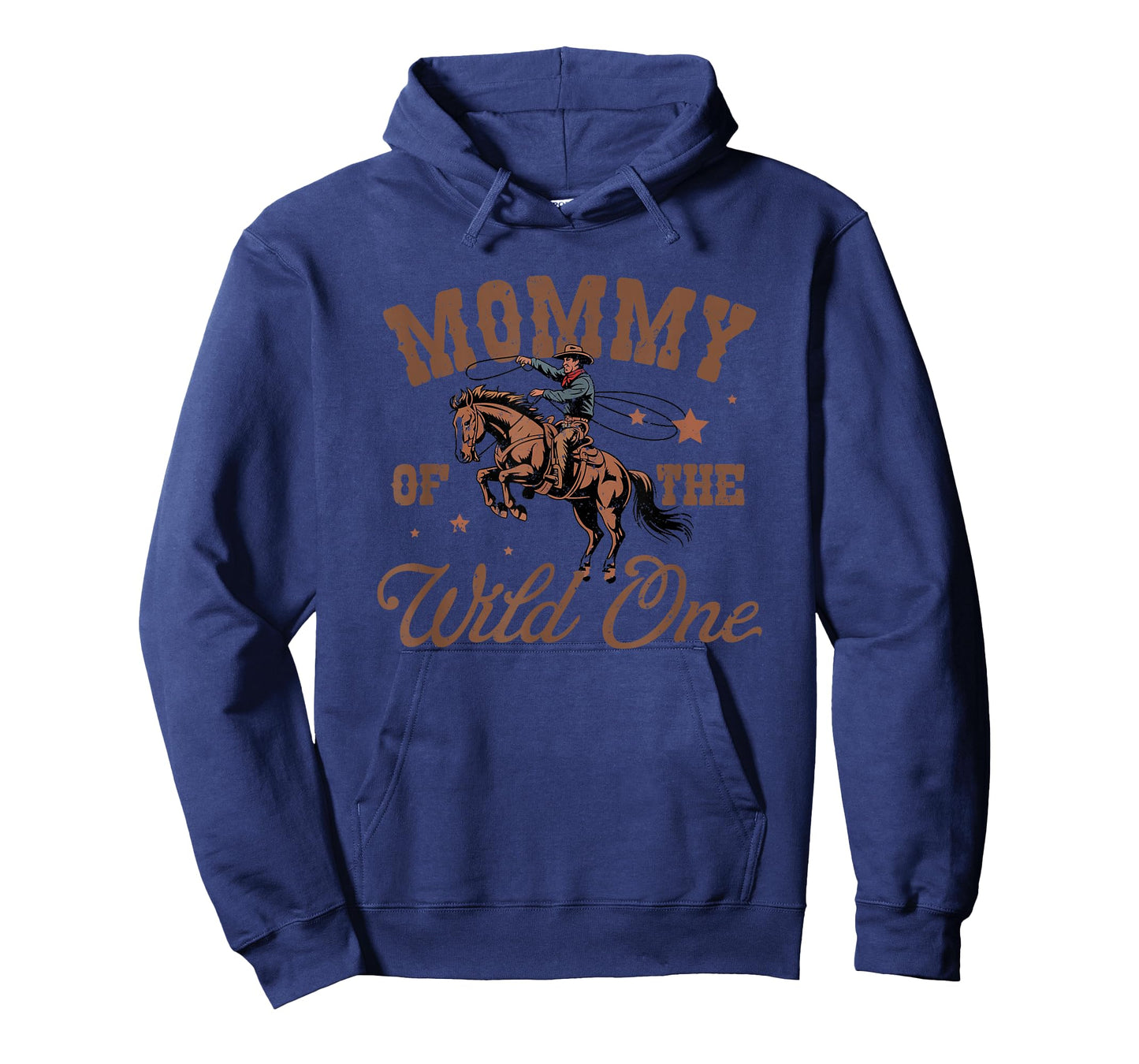 Mommy of The Wild One Cowboy Western Rodeo Party Matching T-Shirt