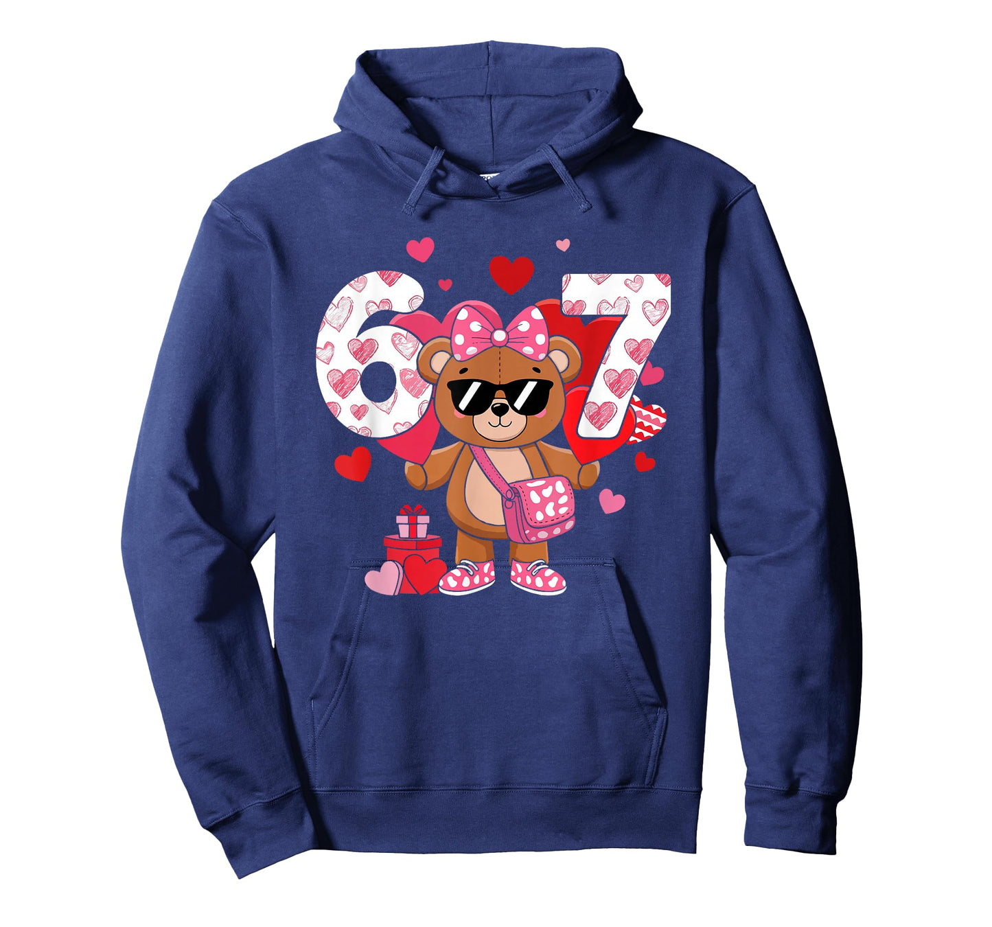 Funny 67 Valentine 6 7 Six Seven Meme Kids Women Men T-Shirt