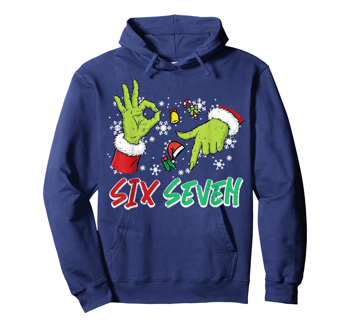 Christmas Six Seven 67 Funny Meme 6 7 Xmas Women Men Kids T-Shirt