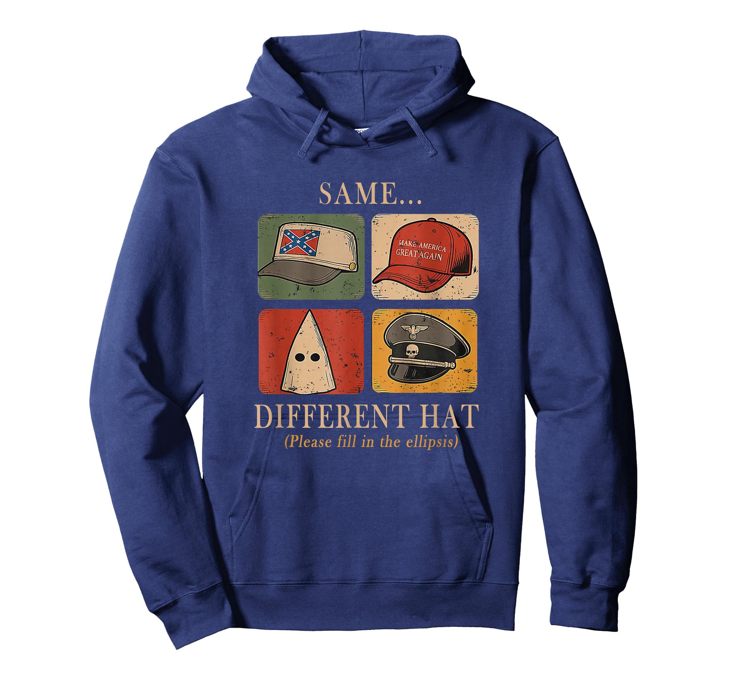 A Fun Puzzle, Same...Different Hat,Funny Protest Tee Gift T-Shirt