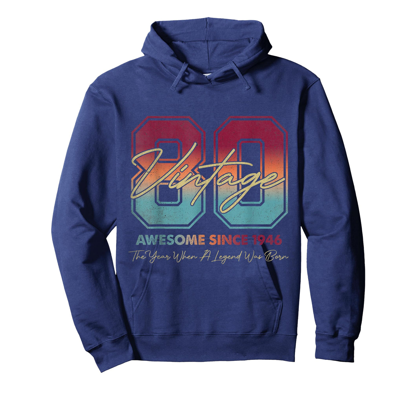 Vintage 80th Birthday Since 1946 Limited Edition 80 Year Old T-Shirt
