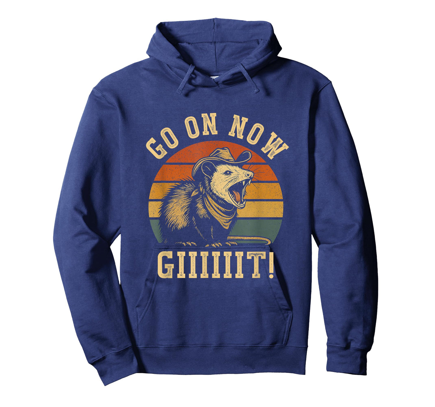 Go On Now Git Western Opossum Vintage Cowboy Possum T-Shirt
