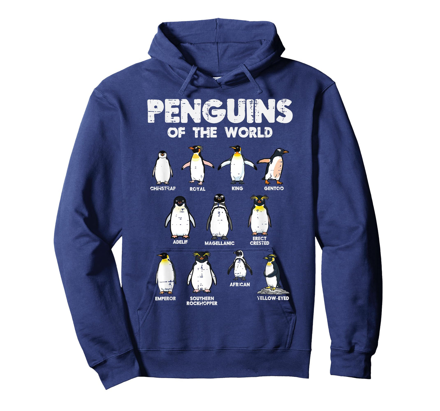 Penguins of The World Cute Animal Lover Men Women Kids Youth T-Shirt