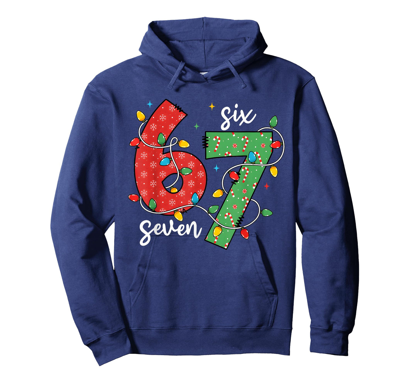 Funny Six Seven 67 Christmas Holiday Men Women Kids Xmas T-Shirt