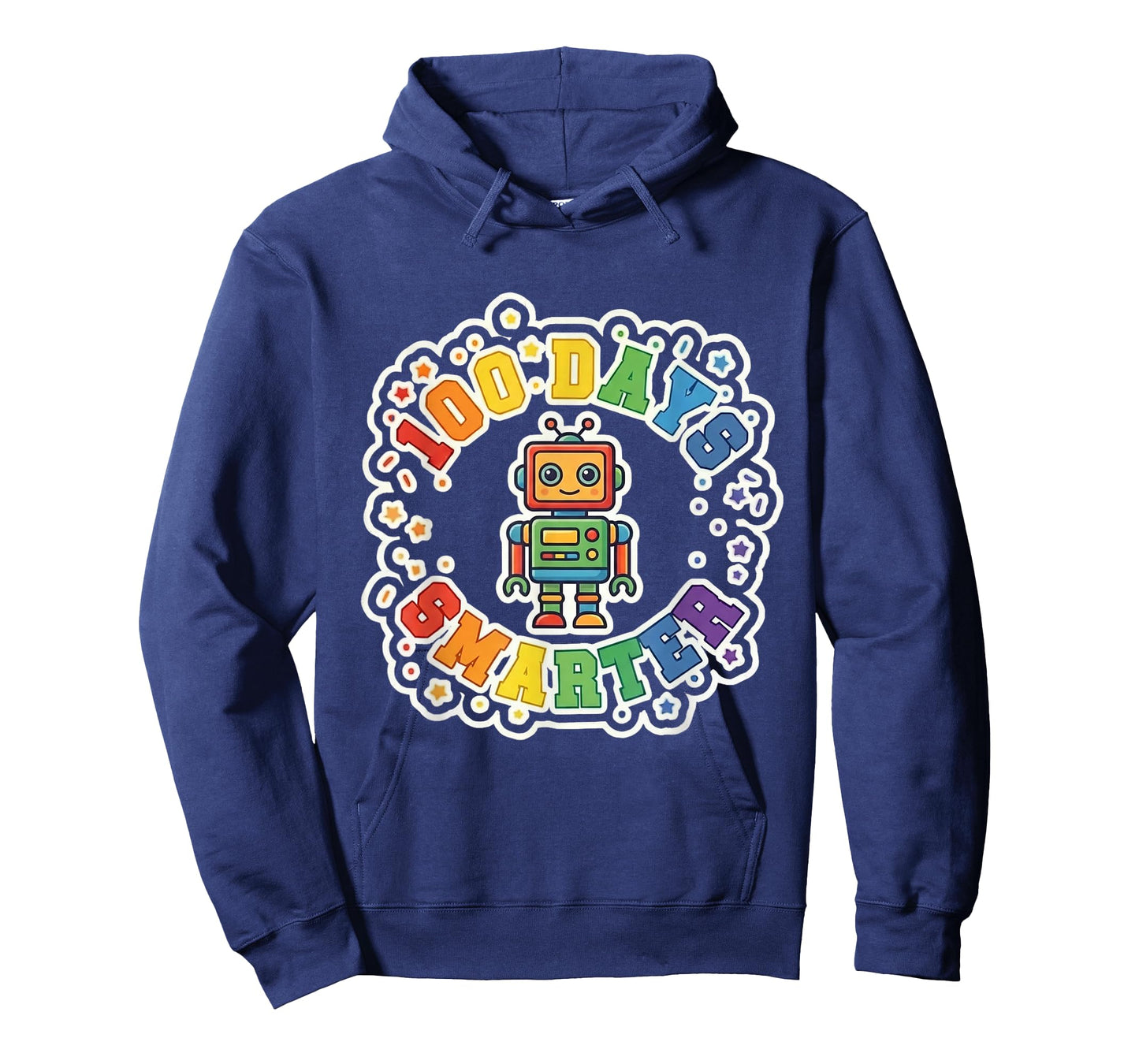 Robot 100 Days Smarter STEM Tech Boys 100th Day of School T-Shirt