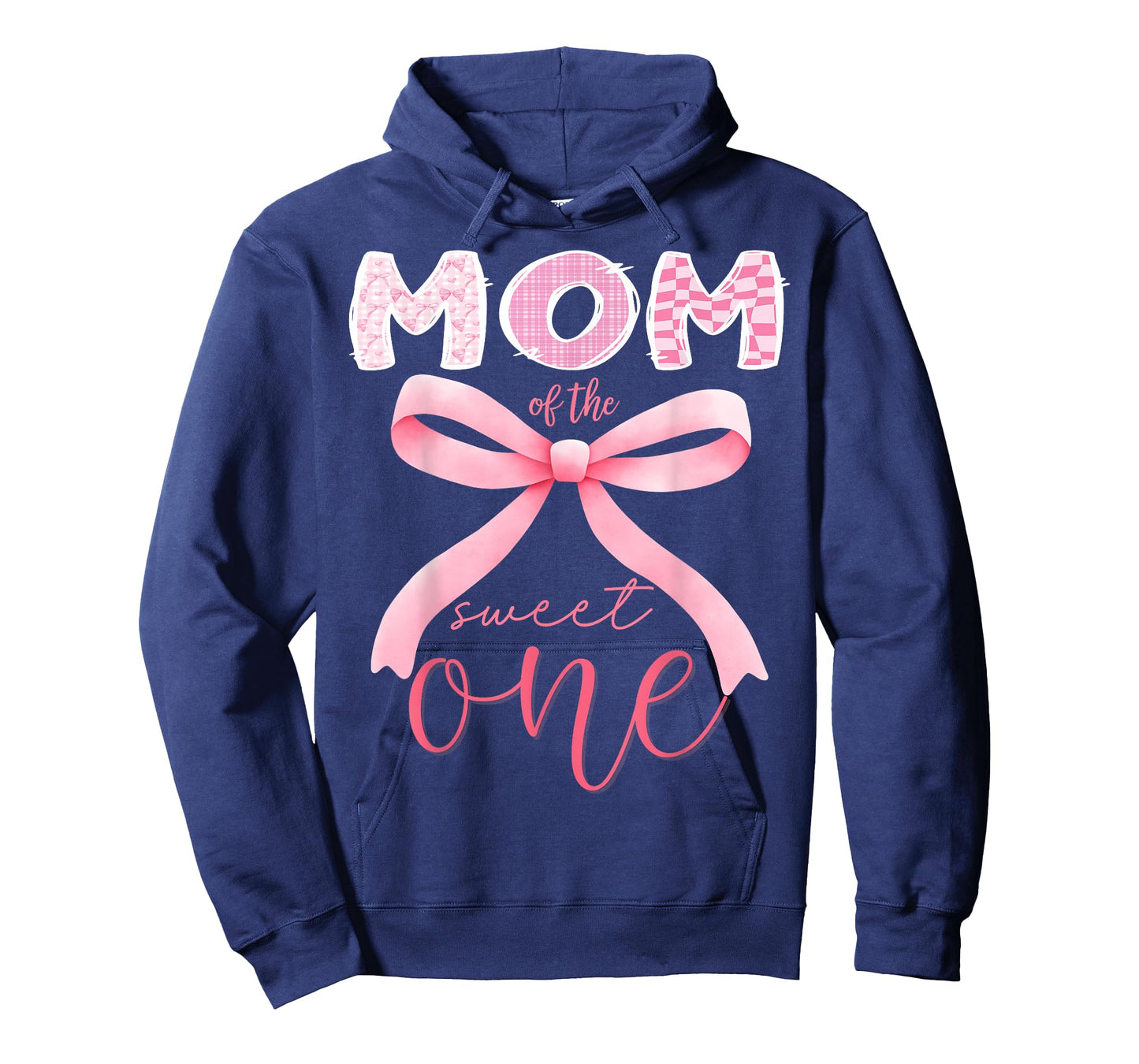 Mom of The Sweet One Pink Coquette Bow 1st Birthday Girl T-Shirt