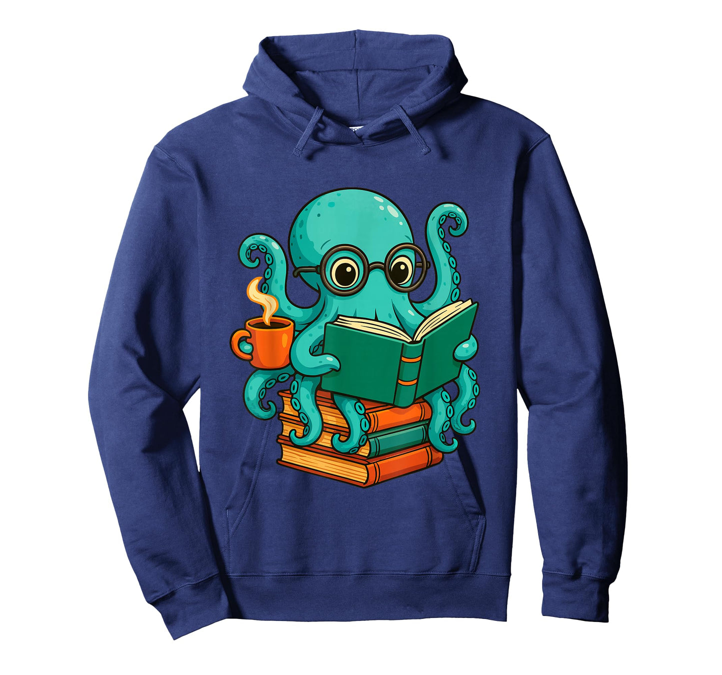 Octopus Reading Book - Reading Bookworm Reader T-Shirt
