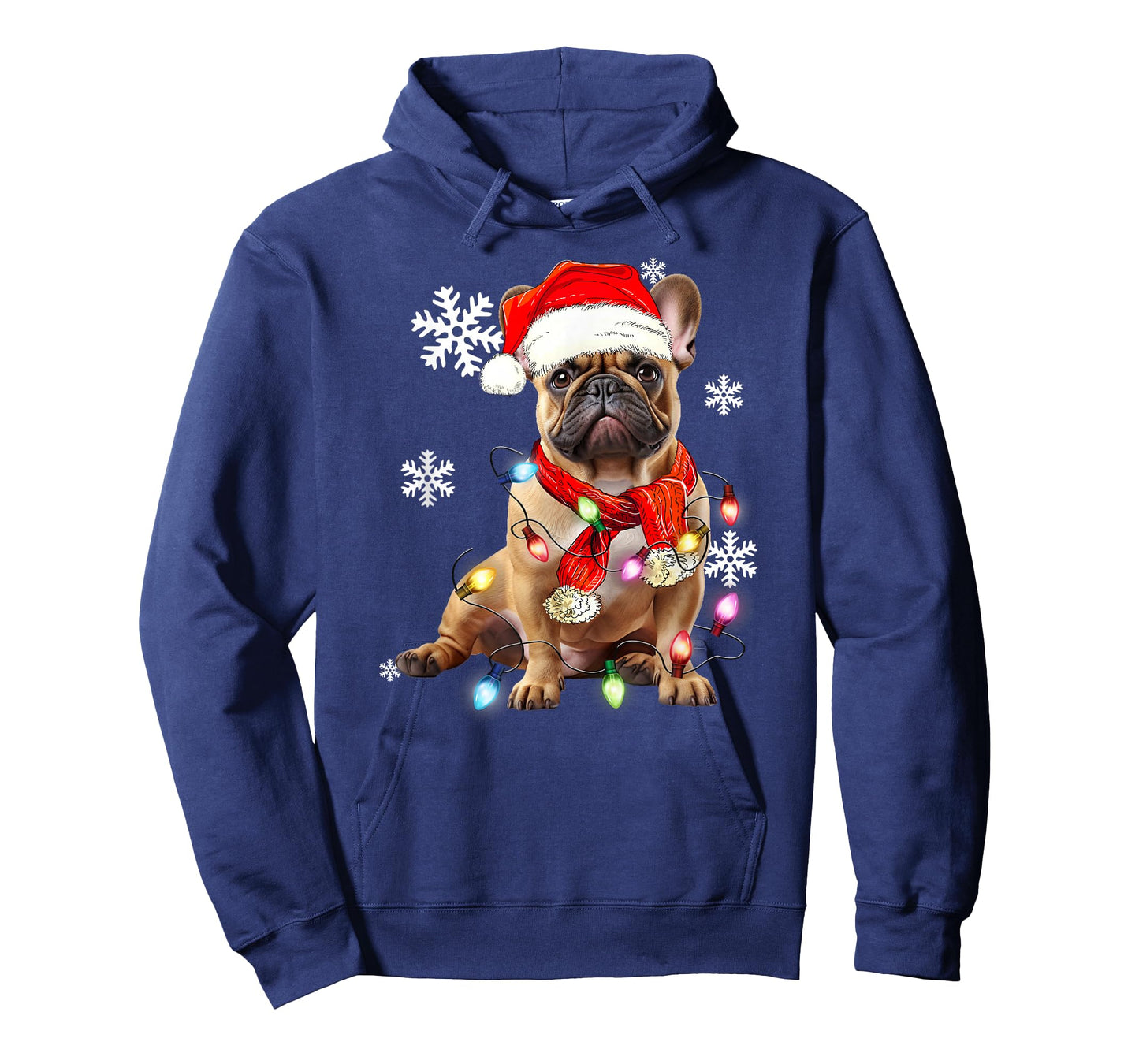 French Bulldog Dog Christmas Light Pajama Pet Xmas T-Shirt