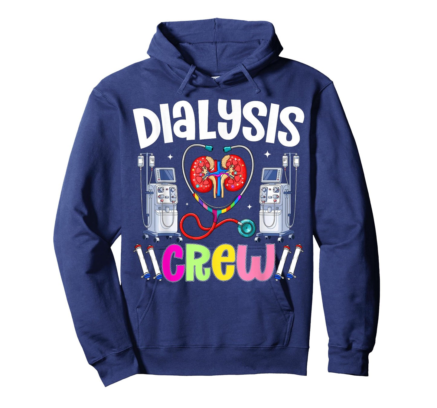 Funny Dialysis Crew Shirt Kidney Heart Nurse Nephrology Tech T-Shirt