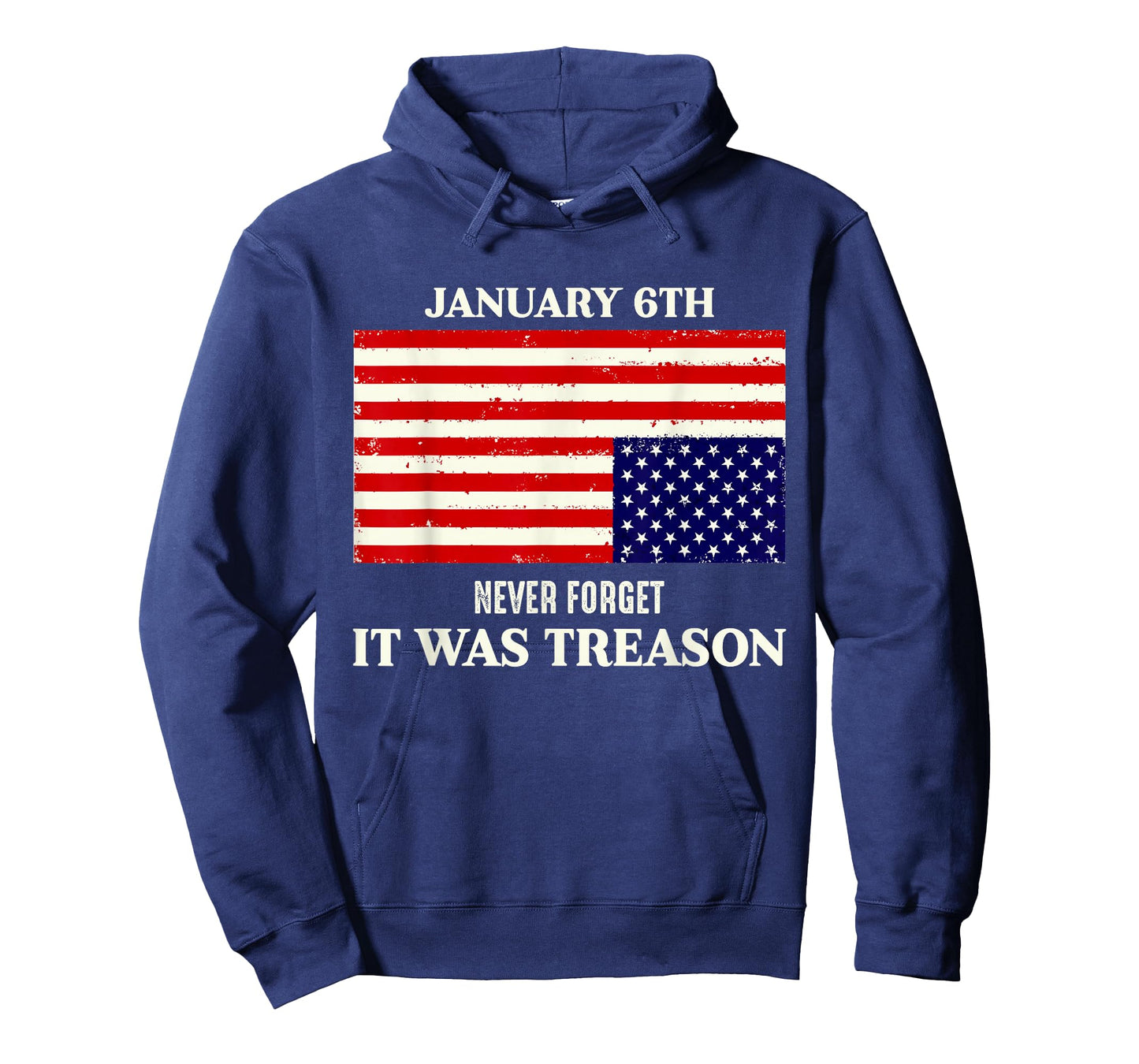 January 6th Never Forget It was Treason Vintage America Flag T-Shirt