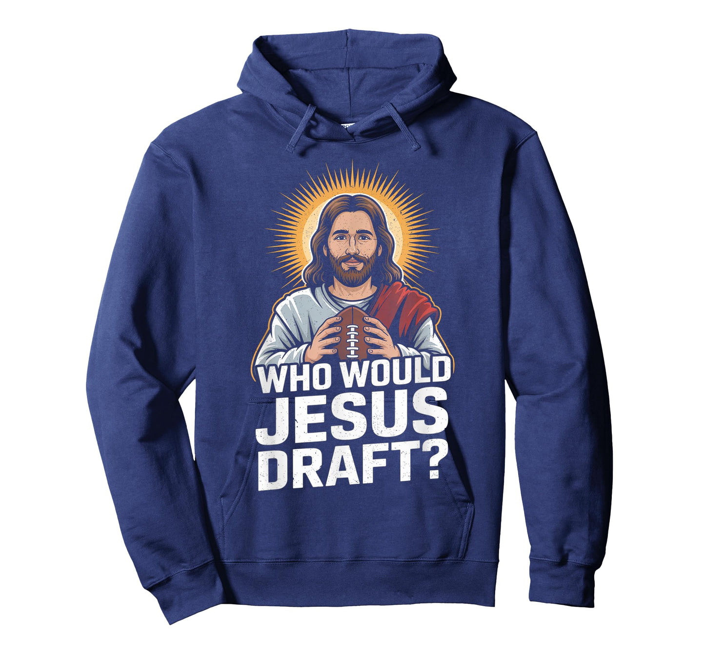 Who Would Jesus Draft Funny Fantasy Football Jesus T-Shirt