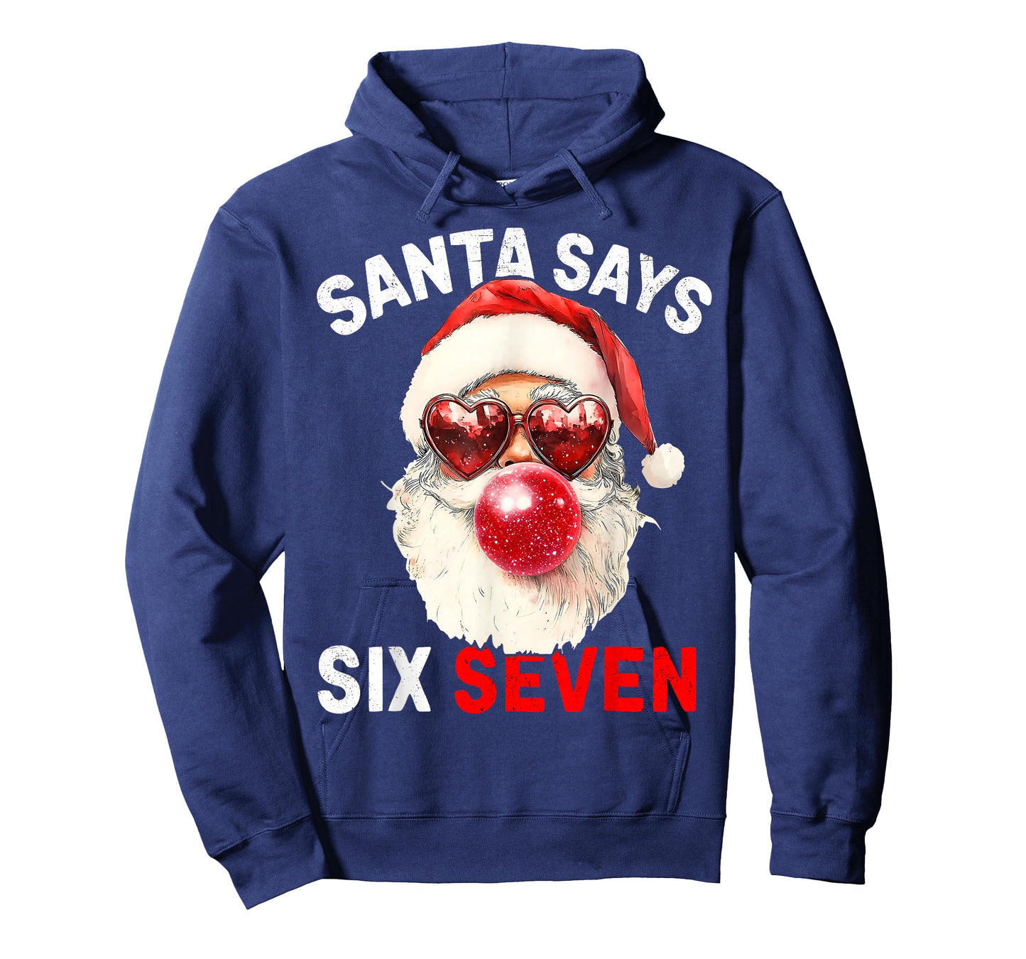 Funny Santa Says Six Seven Christmas 67 Meme Xmas Boys Girls T-Shirt