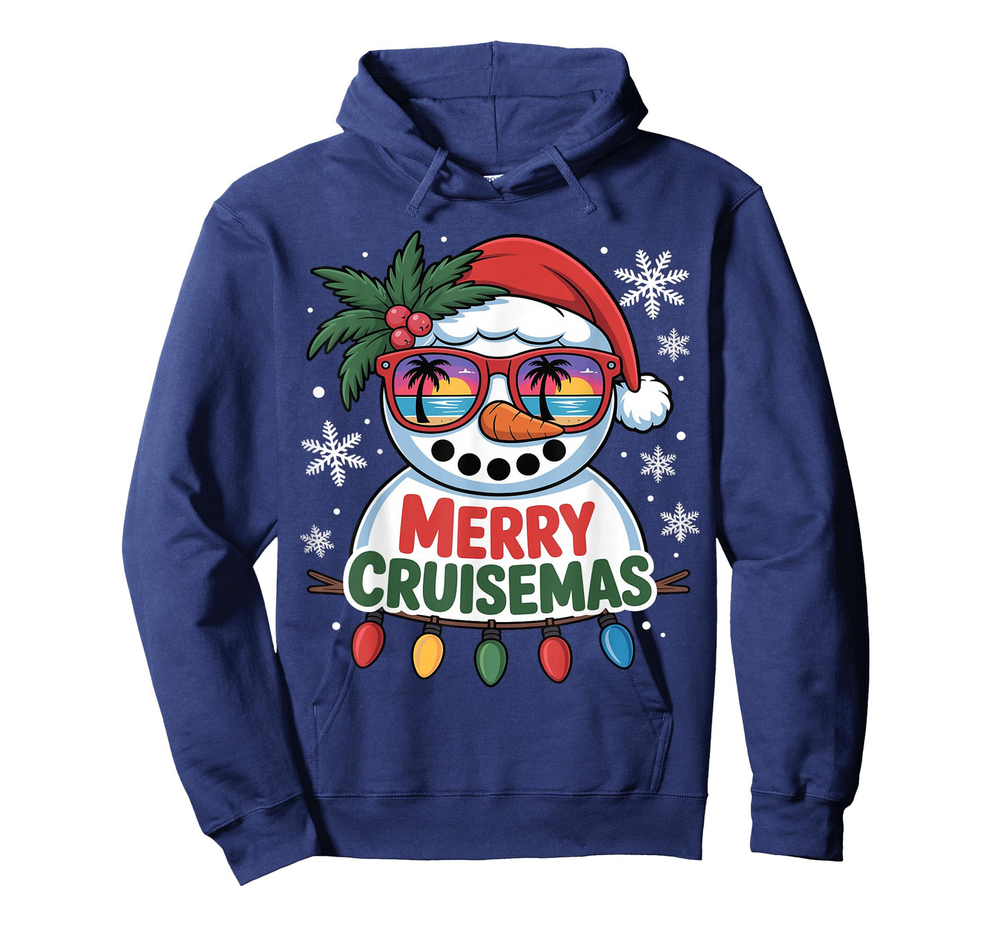 Merry Cruisemas 2025 Christmas Santa Snowman Funny Cruise T-Shirt