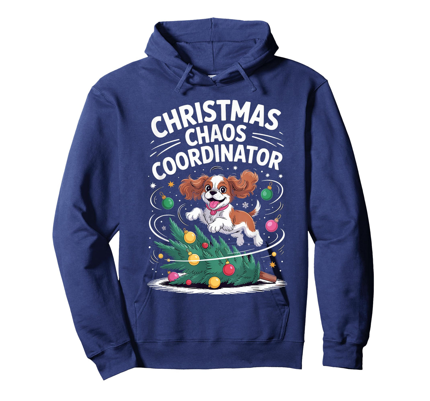 Christmas Chaos Coordinator Cavalier King Charles Spaniel T-Shirt