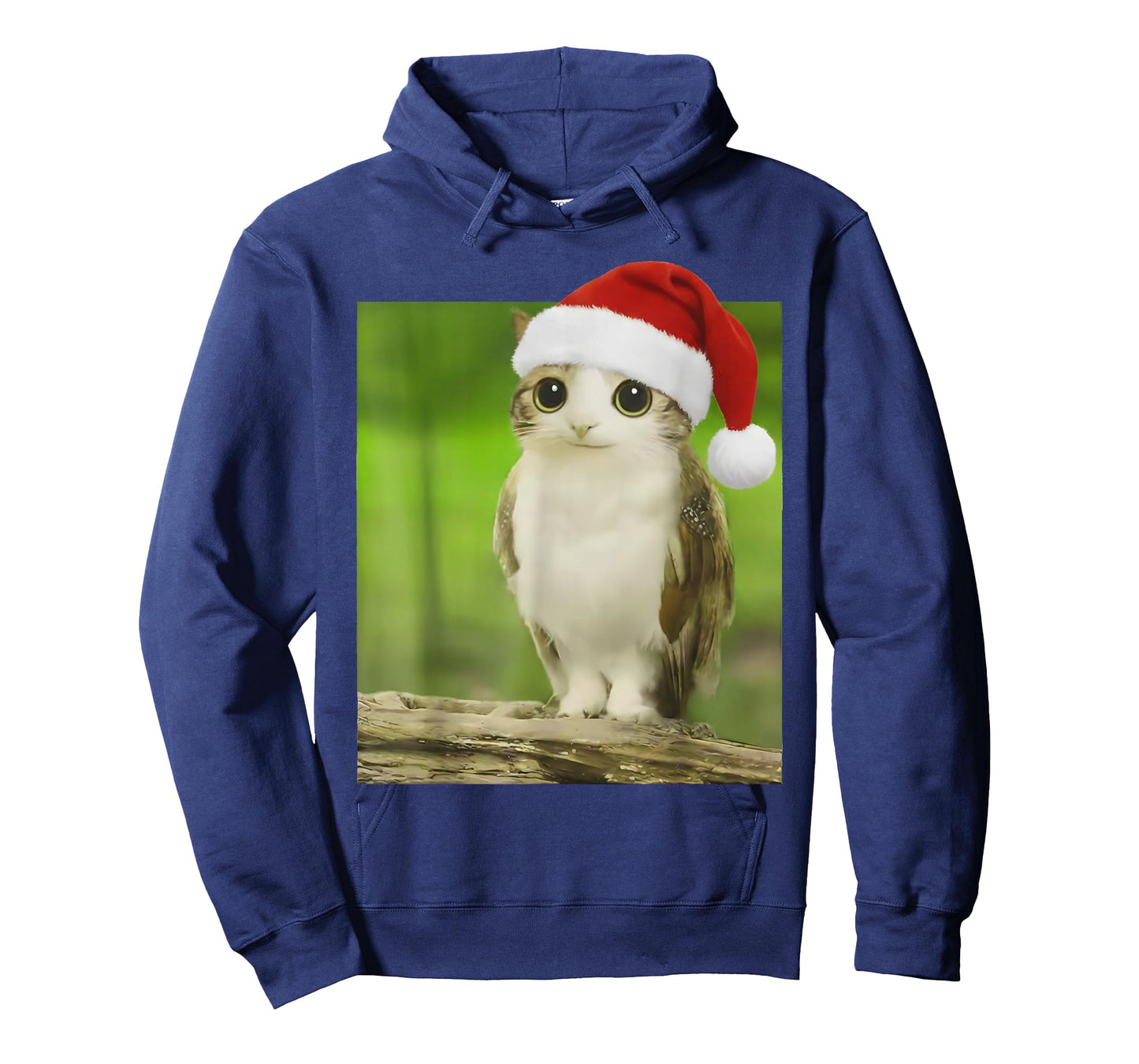 Funny Adorable Cat Owl Brainrot Meme Meowl Christmas T-Shirt