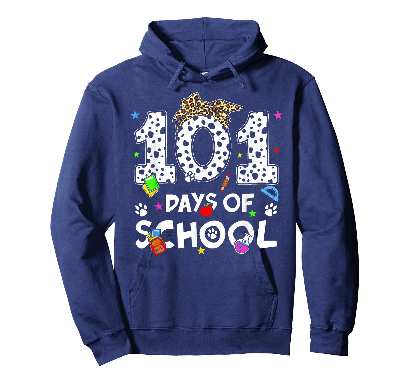 Happy 101 Days School Cute Dog 100 Days Smarter Student Kids T-Shirt
