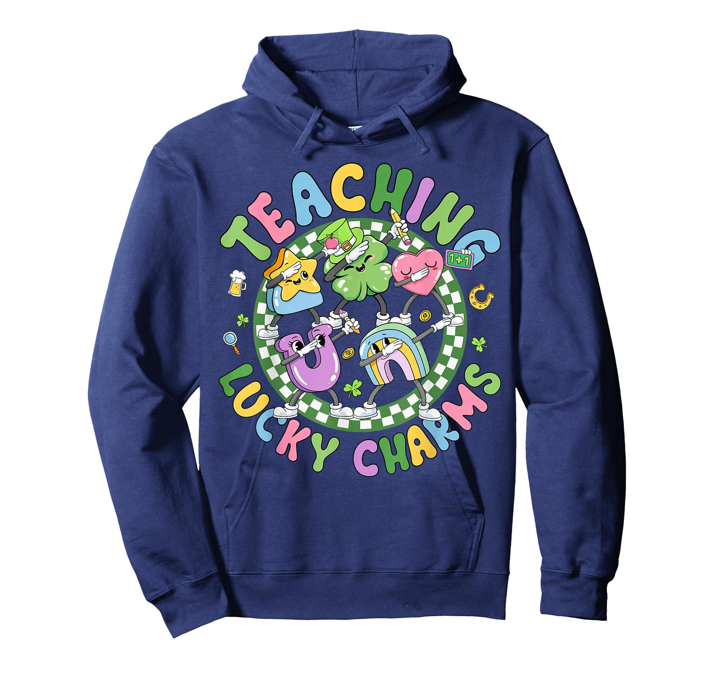 St Patricks Day Teacher Teaching My Lucky Charm Dabbing T-Shirt