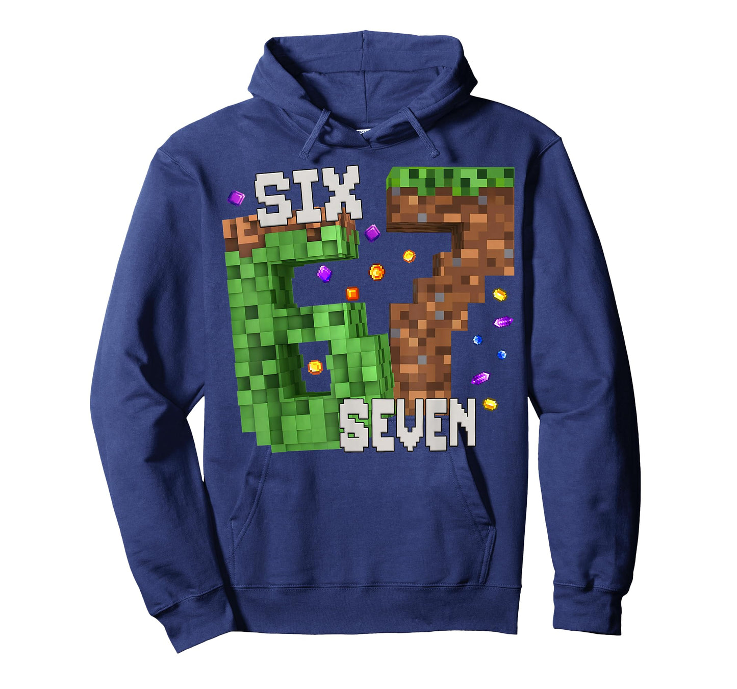 Funny Pixel Six Seven 67 Gamer Birthday for Men Boys Kids T-Shirt