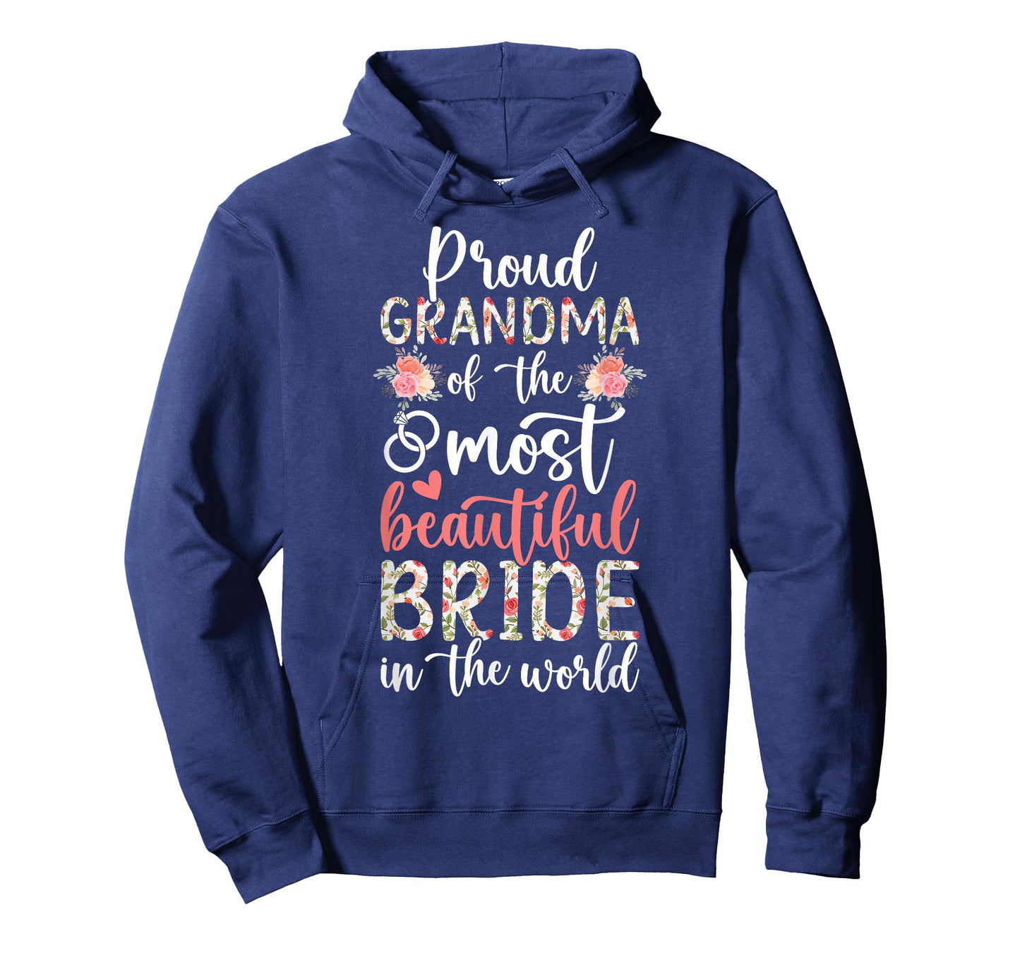 Proud Grandma of The Bride Grandma Grandmother of The Bride T-Shirt