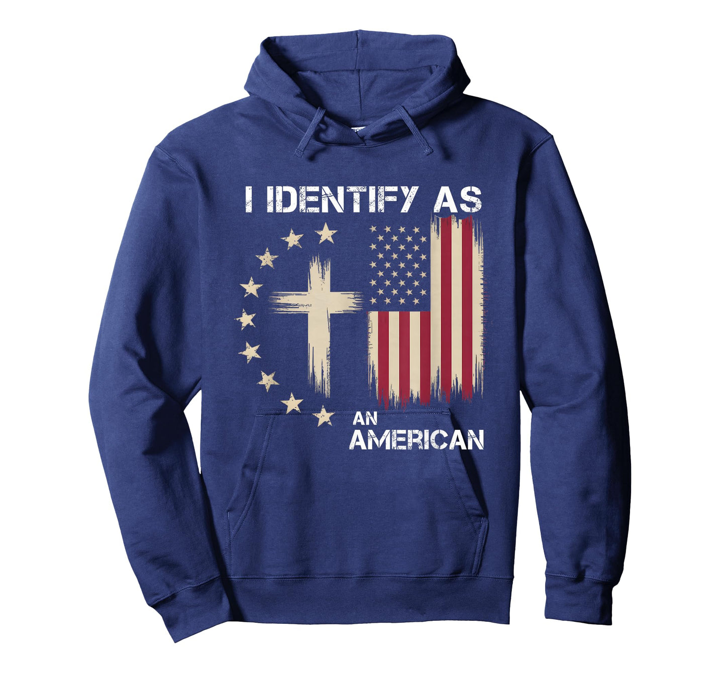 I Identify As an American Christian Patriotic Cross T-Shirt