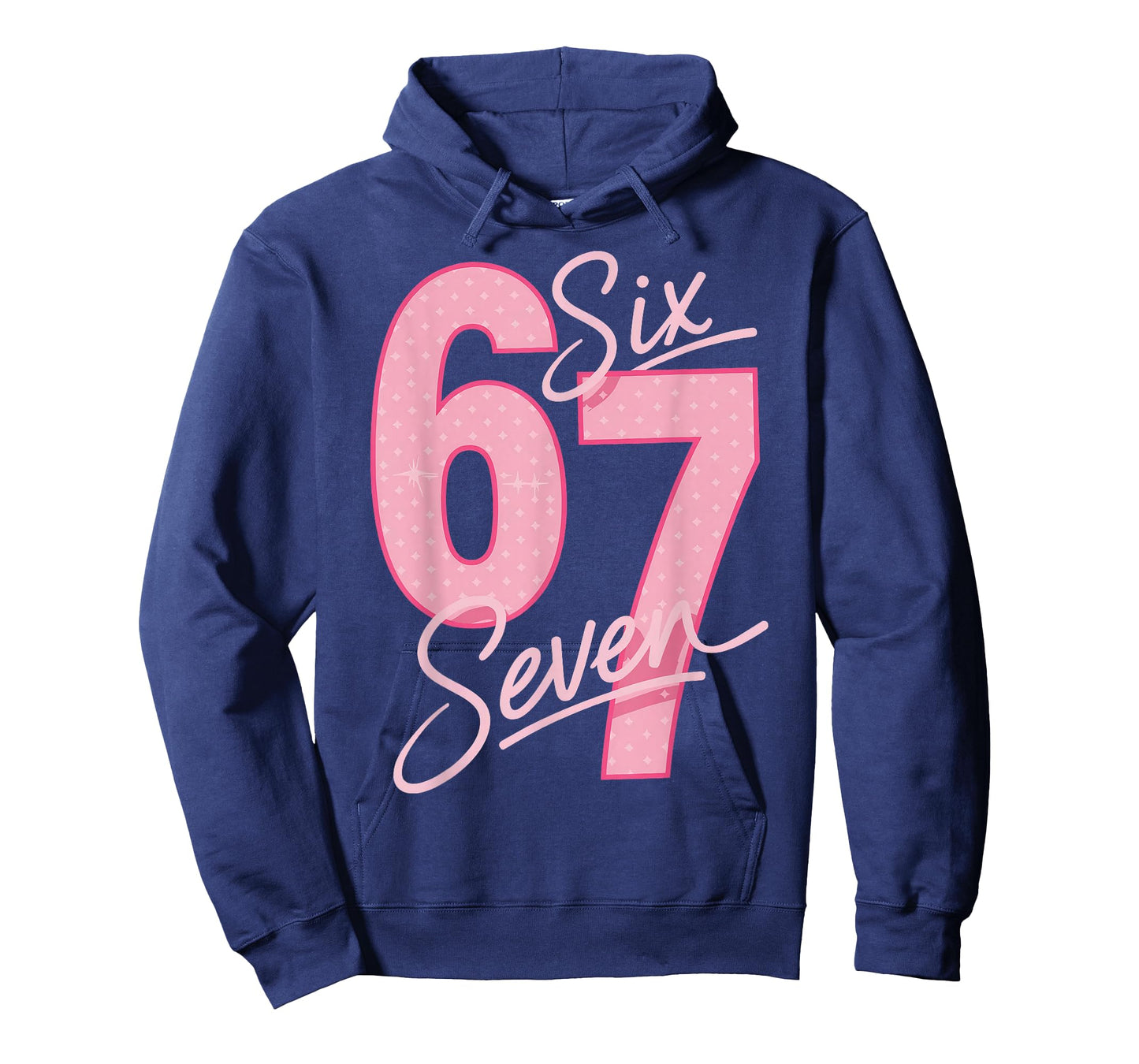 Cute Pink 67 Six Seven Funny Meme Women Girls T-Shirt