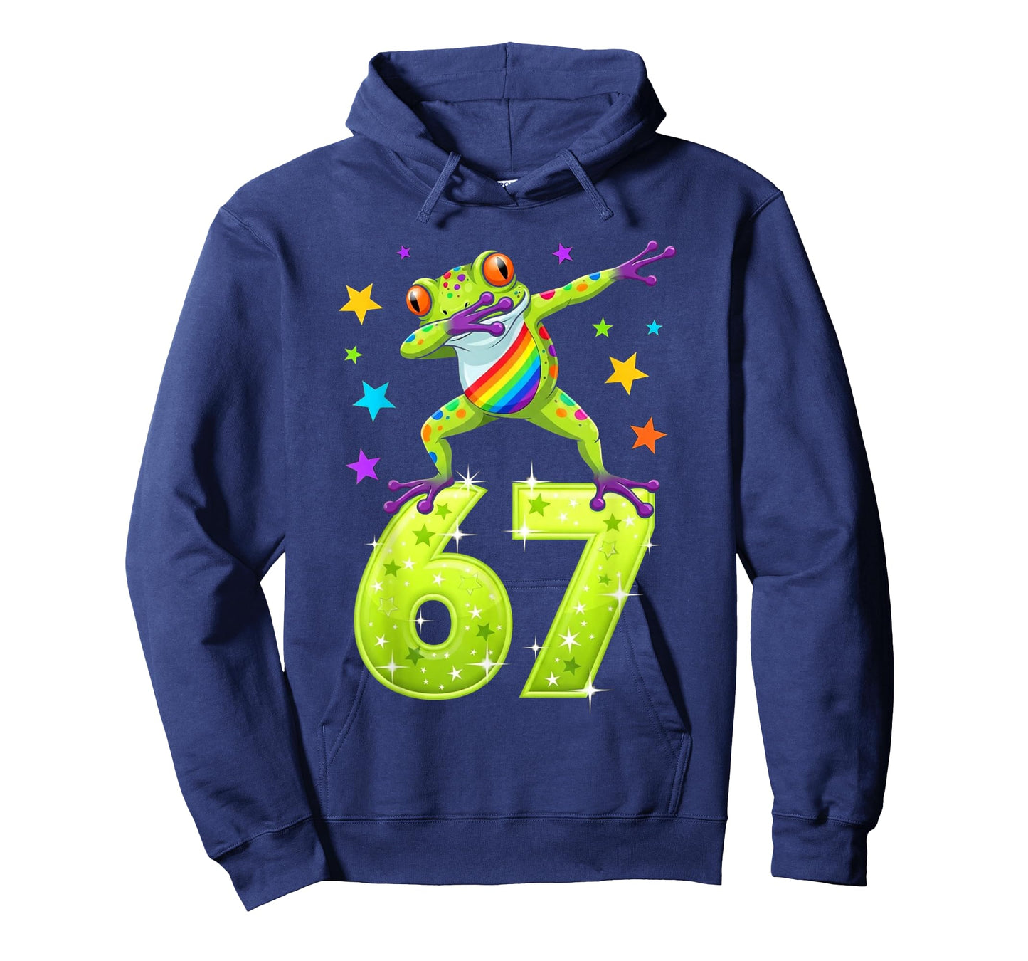 Dabbing Frog 67 Funny Six Seven Gen Z Slang Meme Cute T-Shirt