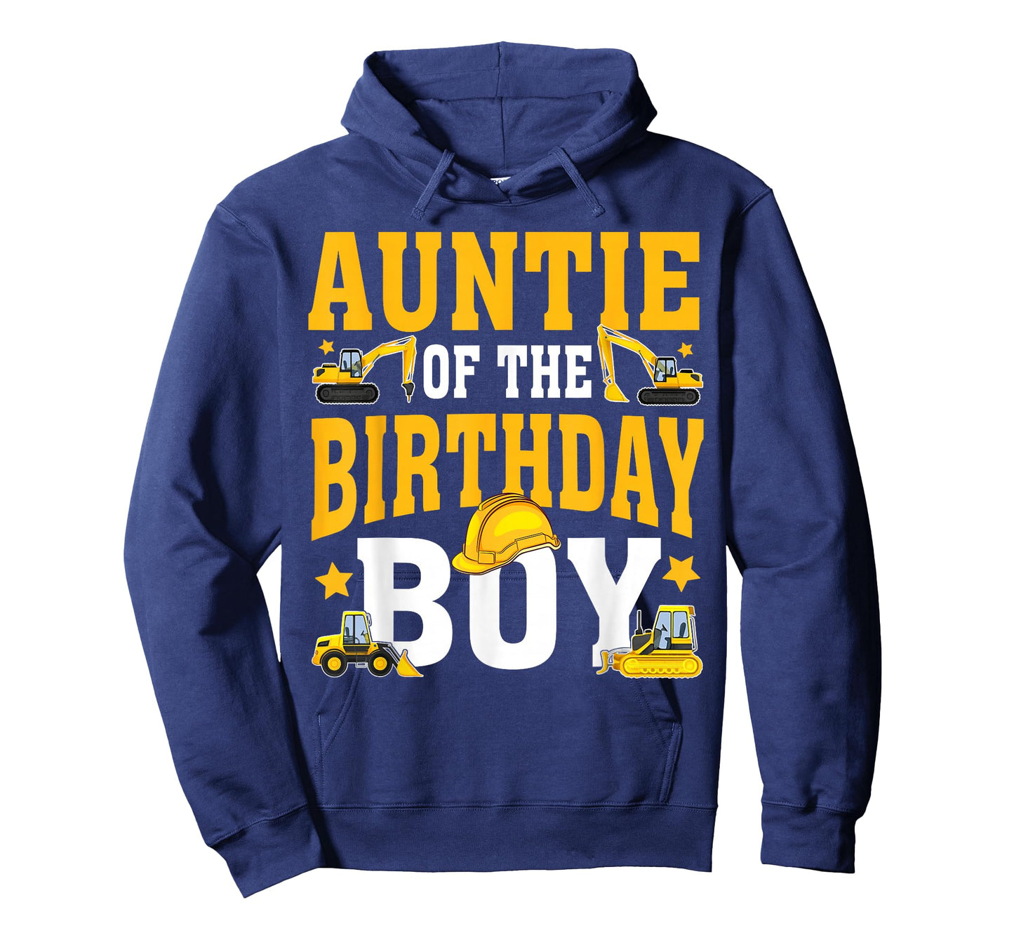 Auntie of The Birthday Boy Matching Construction Crew T-Shirt
