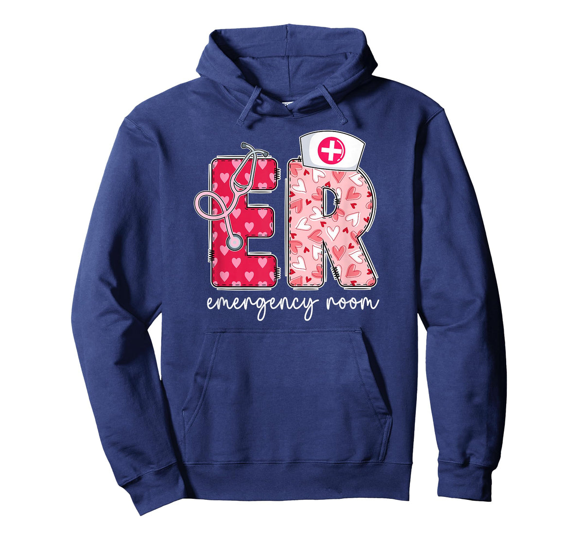 ER Nurse Valentine Emergency Room Nurse Valentines Day T-Shirt