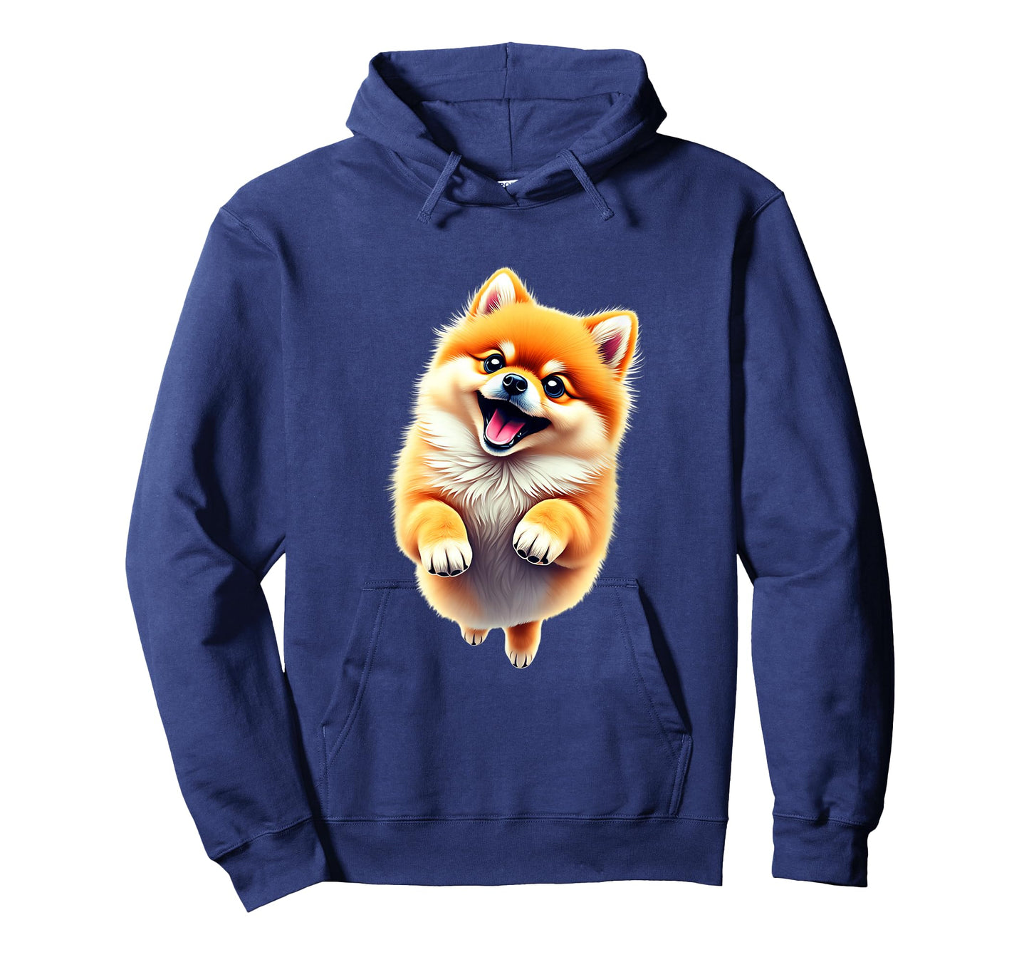 Pomeranian Dog Lovers Jumping Design Cute Funny Pomeranian T-Shirt