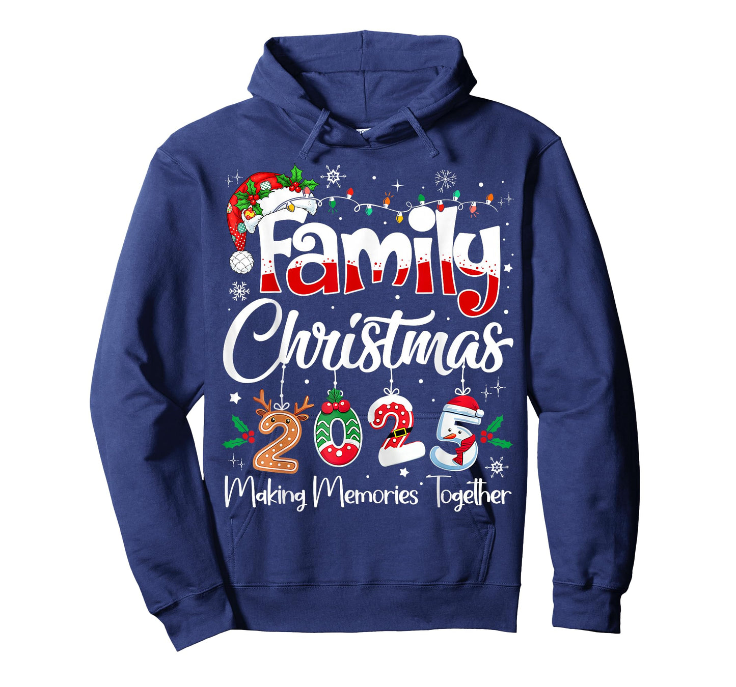 Family Christmas 2025 Matching Outfit Xmas Squad Santa T-Shirt