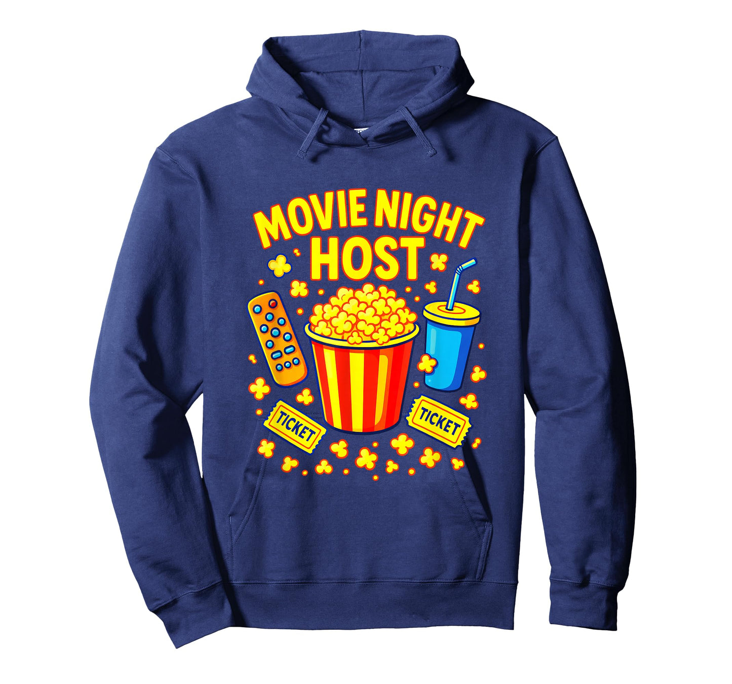 Movie Night Host - Popcorn Cinema Theater Fun T-Shirt