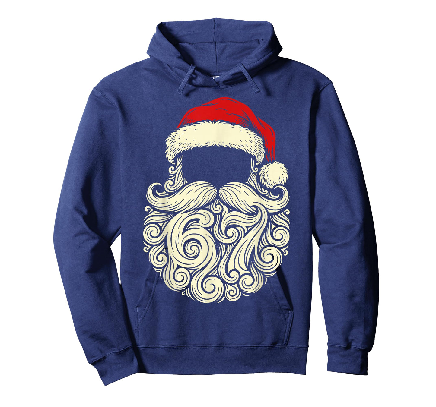 Santa 67 Hidden in Beard Christmas T-Shirt