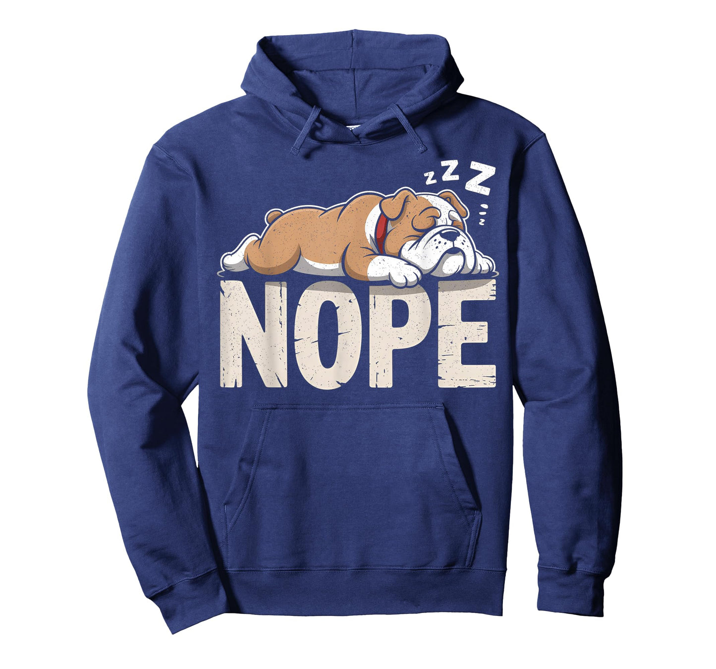 Nope Lazy English Bulldog Dog Lover T-Shirt