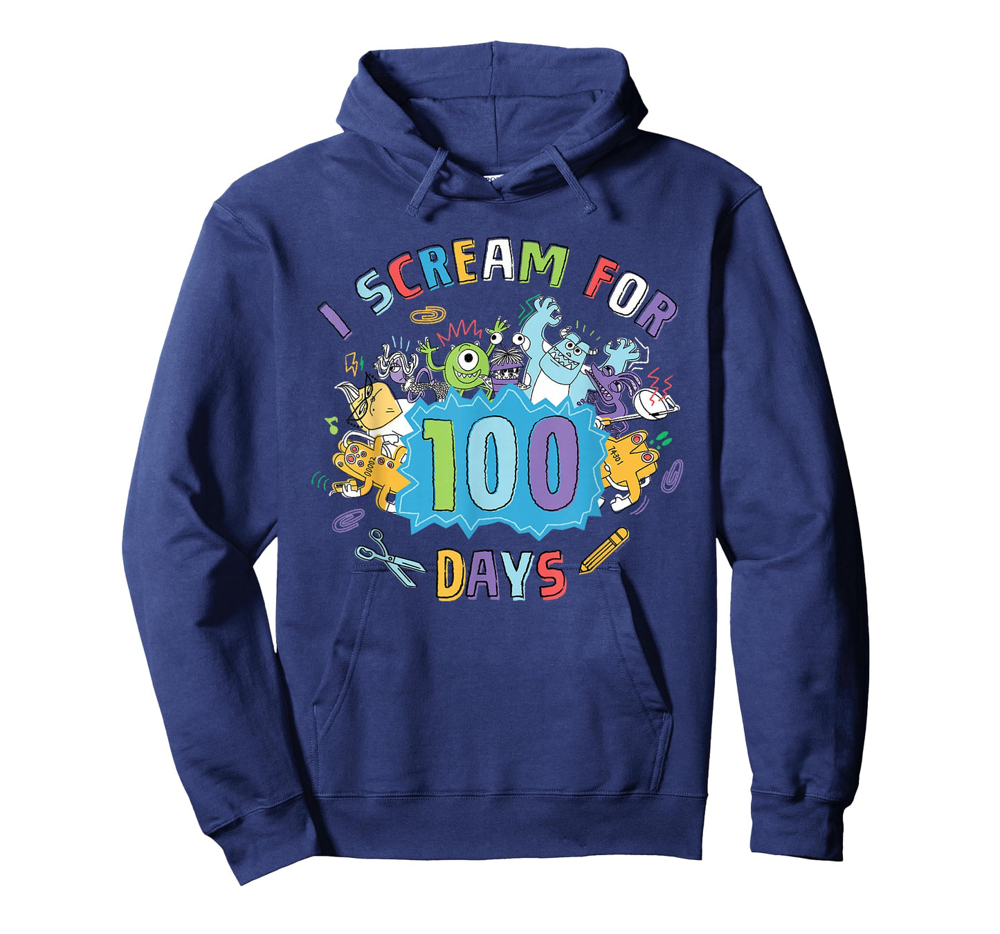 Disney & Pixar's Monsters, Inc. I Scream for 100 Days School T-Shirt