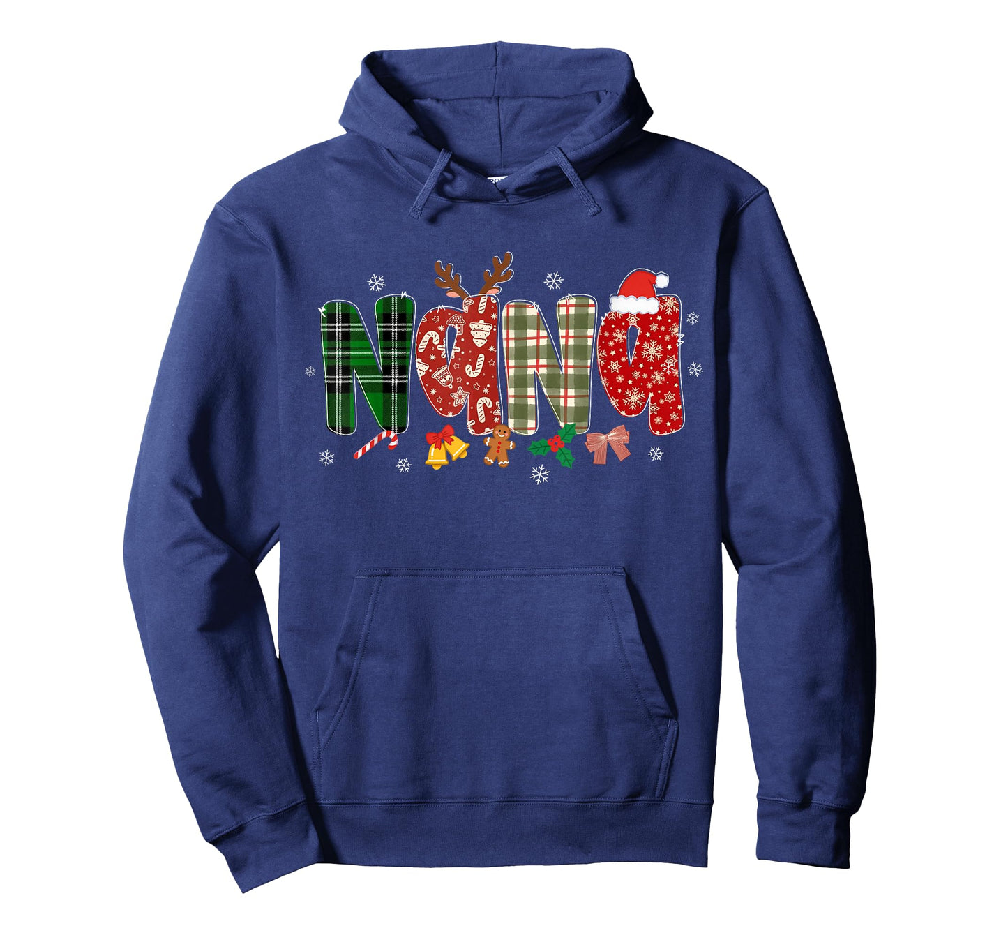Nana Christmas Festive Grandma Costume Xmas Family Matching T-Shirt