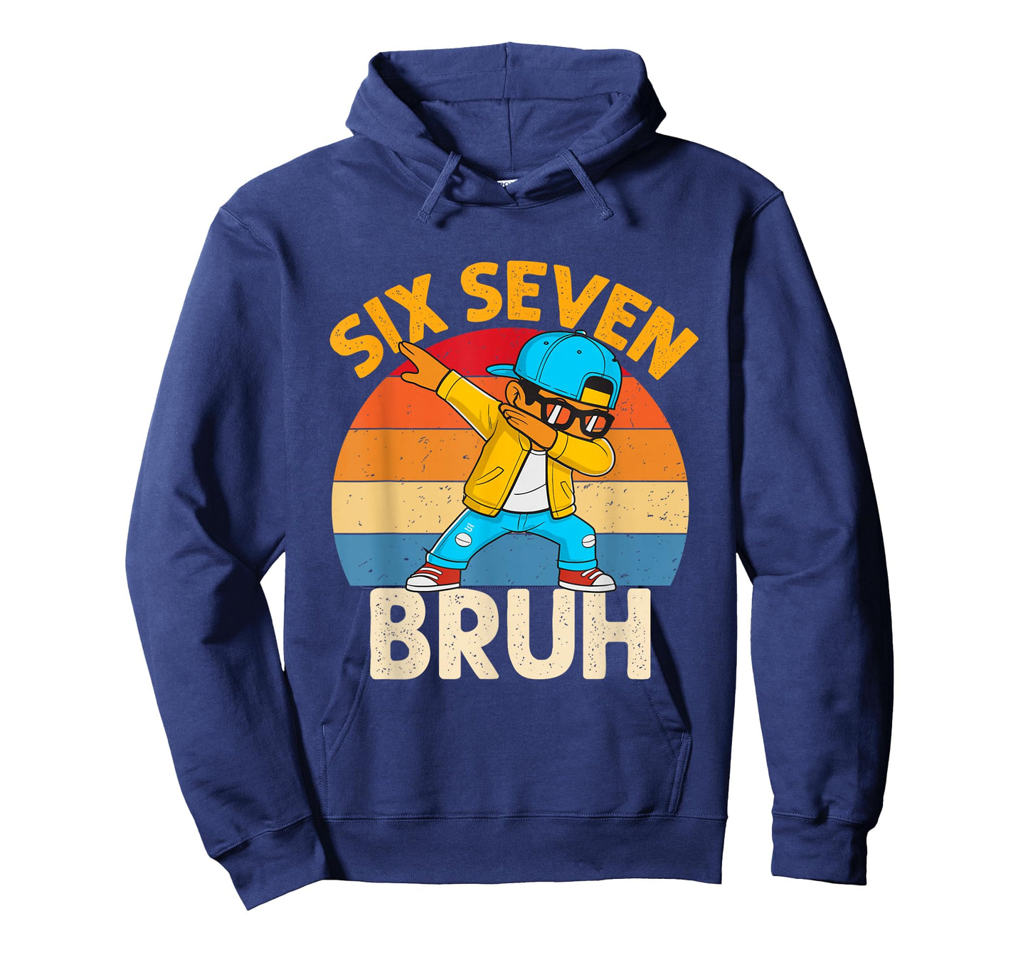 Six Seven Bruh Dabbing 67 Meme 6 7 Numbers Funny Boys Kids T-Shirt
