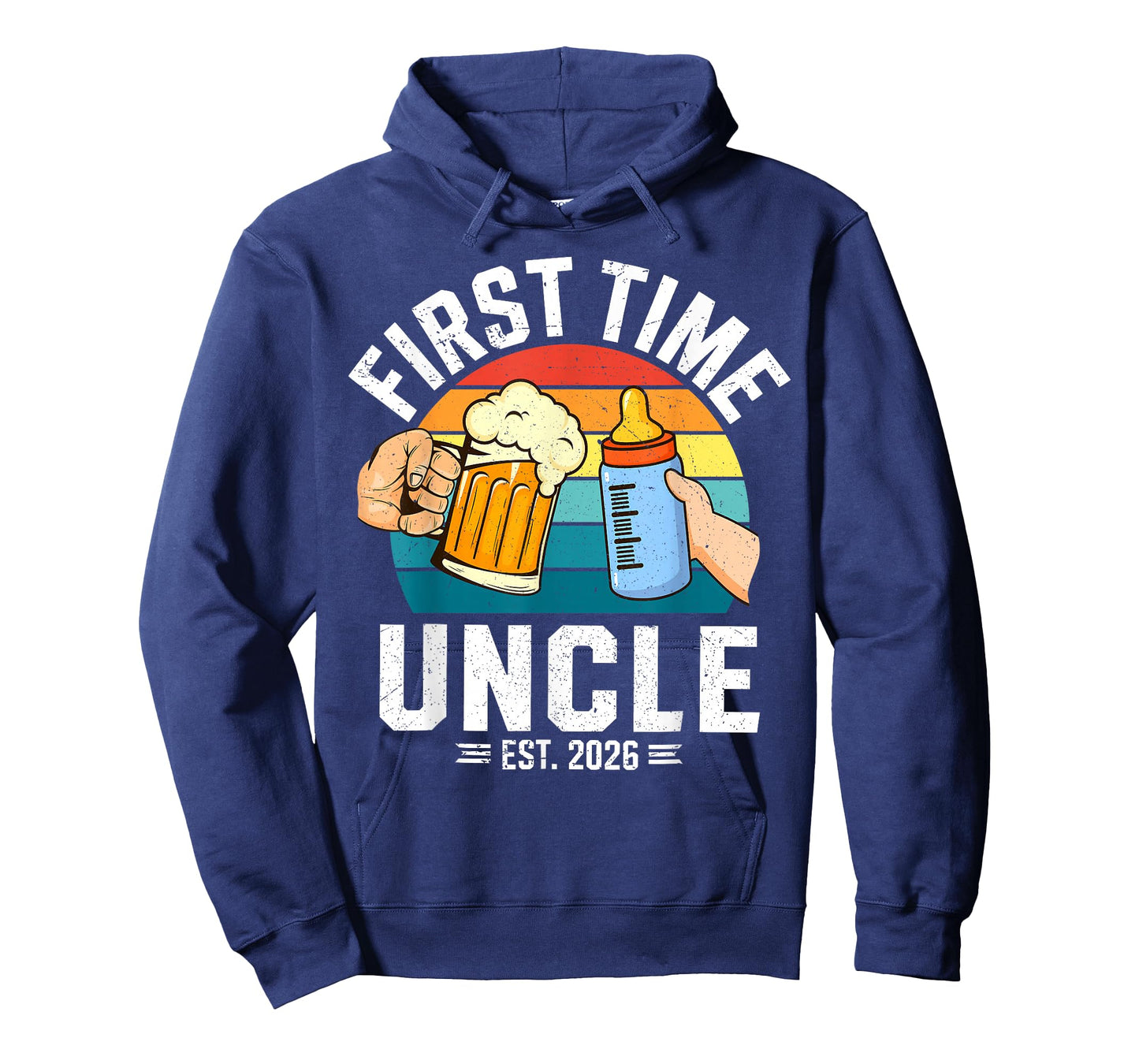 First Time Uncle Est 2026 Baby Announcement Great New Uncle T-Shirt