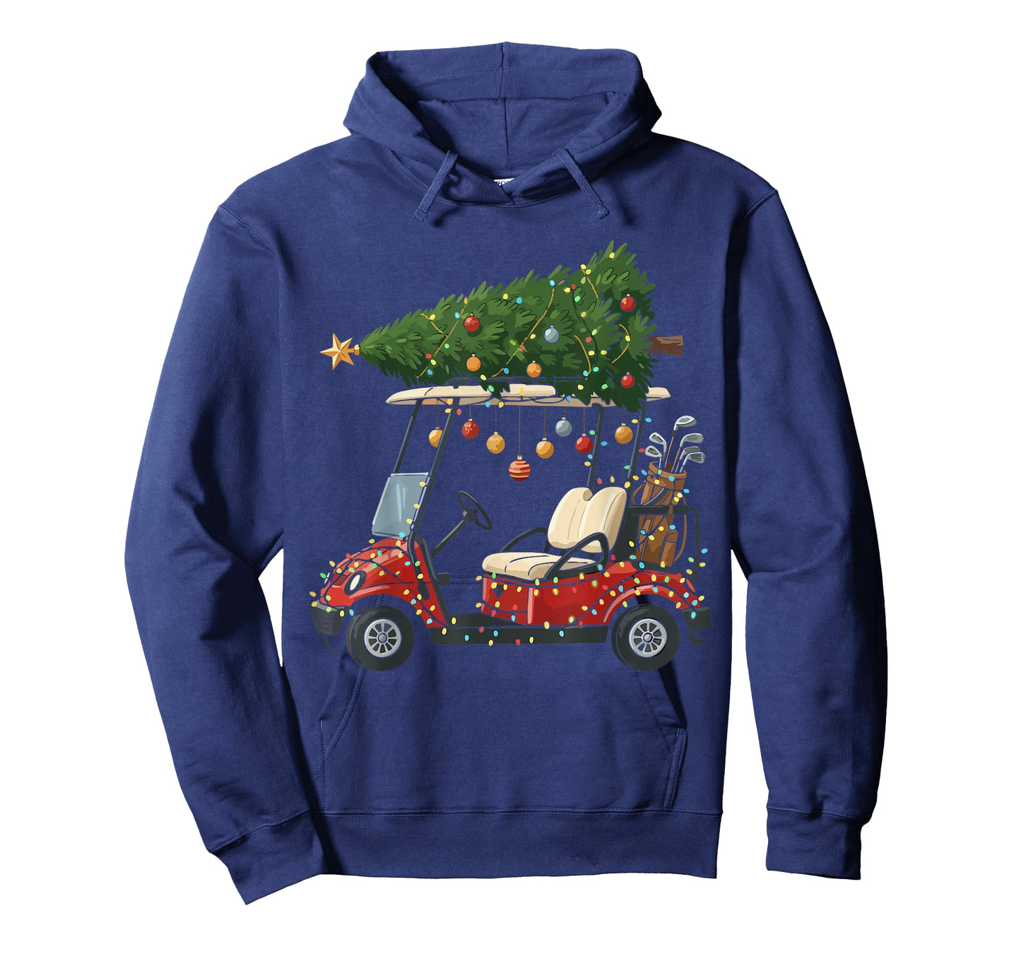 This is How I Roll Golf Cart Christmas Funny Sport Golfer T-Shirt