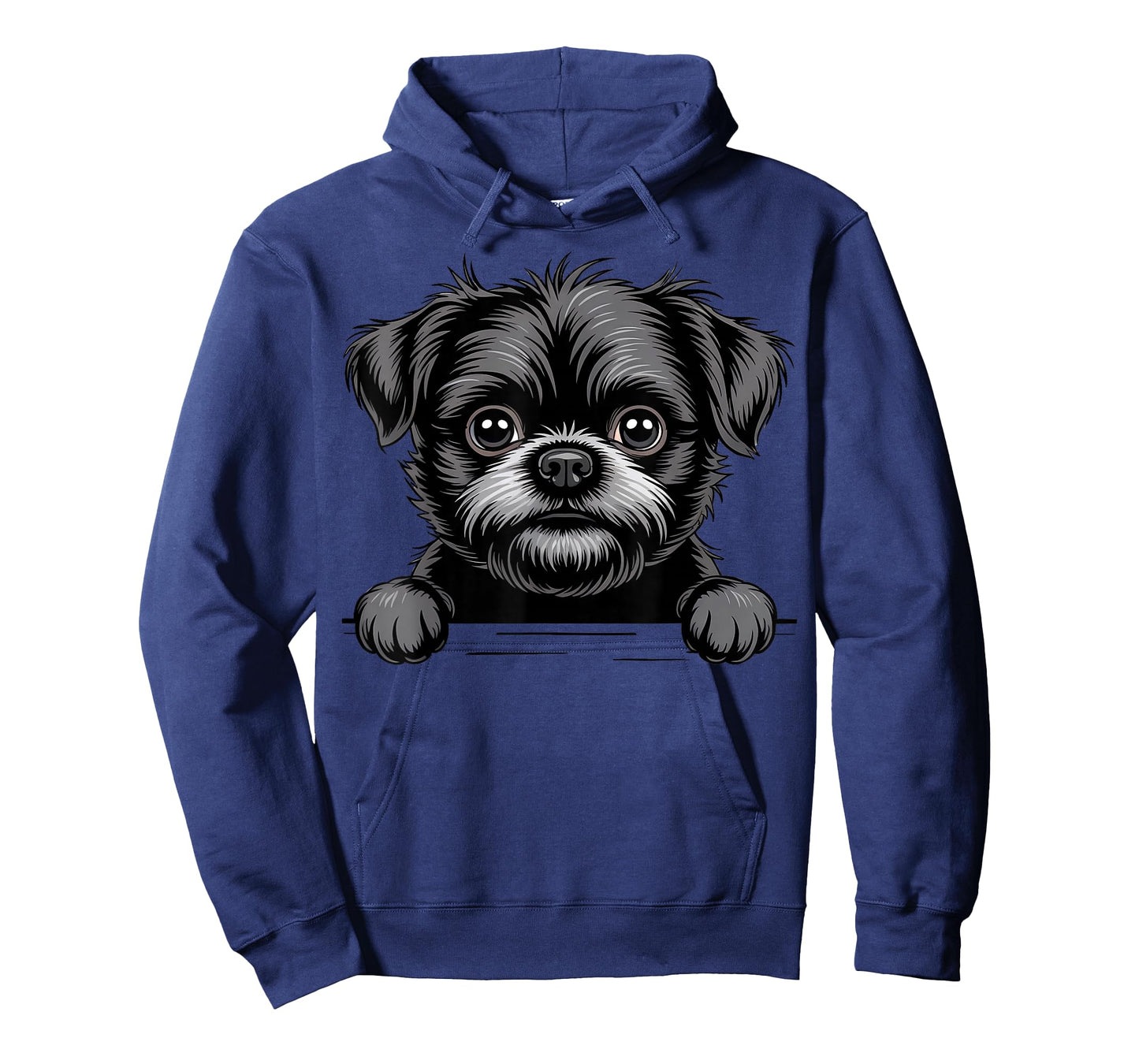 Affenpinscher Funny Peeking Pocket Puppy Monkey Dog Lover T-Shirt