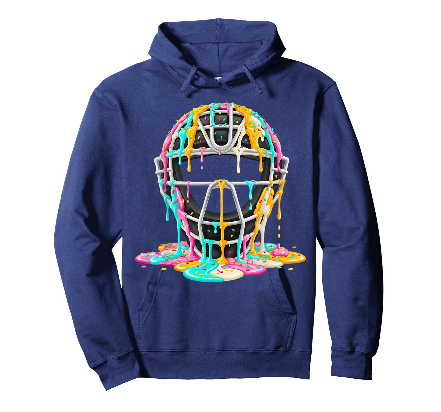 Baseball Catcher Mask Ice Cream Drip Lifestyle 101 Dripping T-Shirt