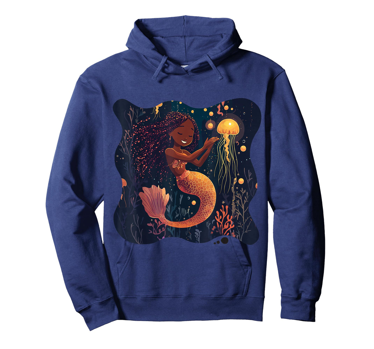 Black Mermaid Braids Girls Kids Toddler Women Birthday Gift T-Shirt