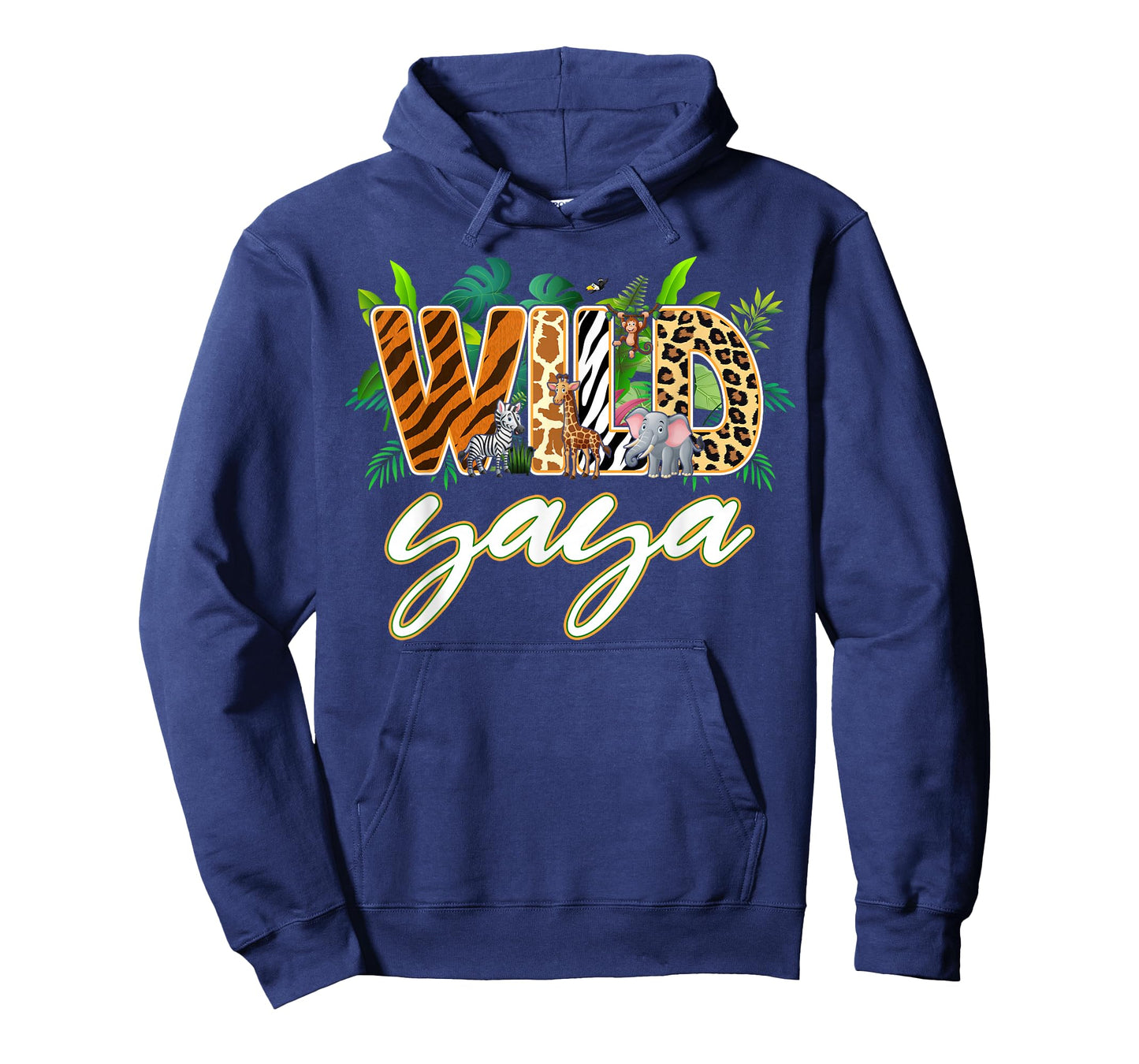 Yaya of The Wild One Zoo Birthday Safari Jungle Family T-Shirt