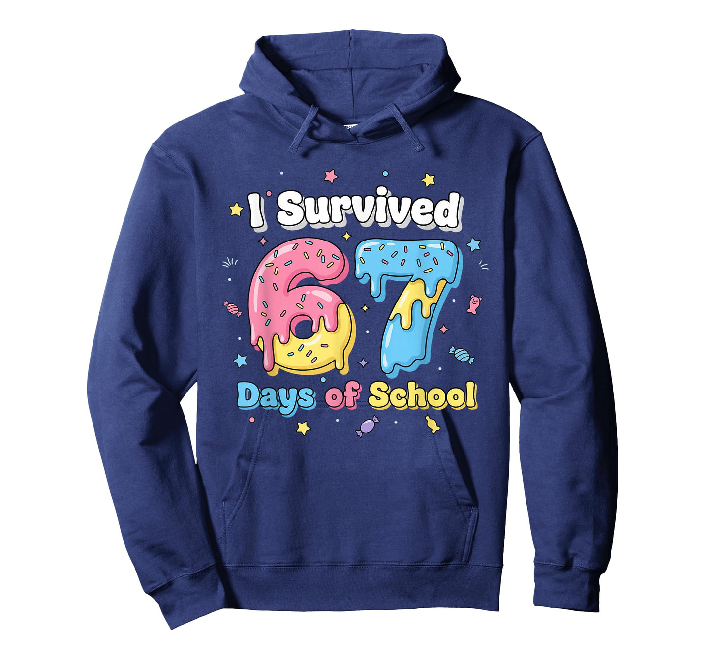 Funny 67 Meme Teachers Students I Survived 67 Days of School T-Shirt
