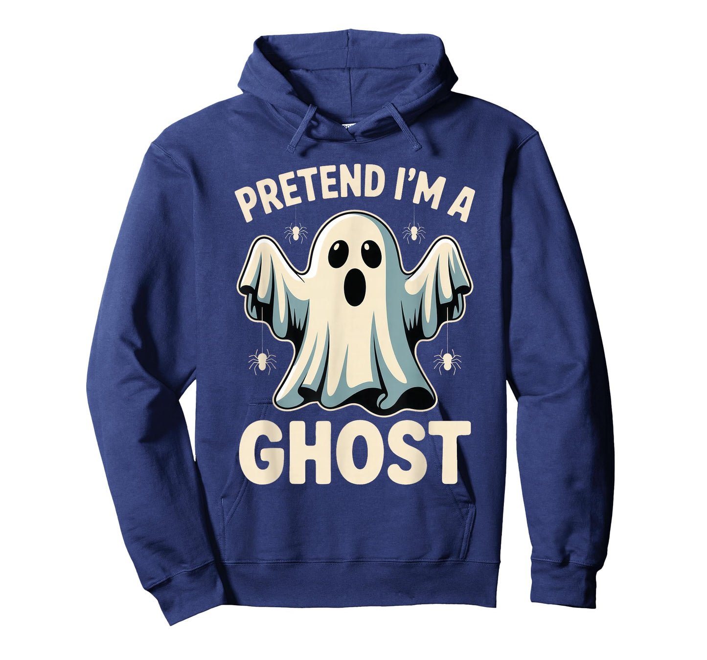 Pretend I'm A Ghost Funny Lazy Halloween Costume Spooky T-Shirt
