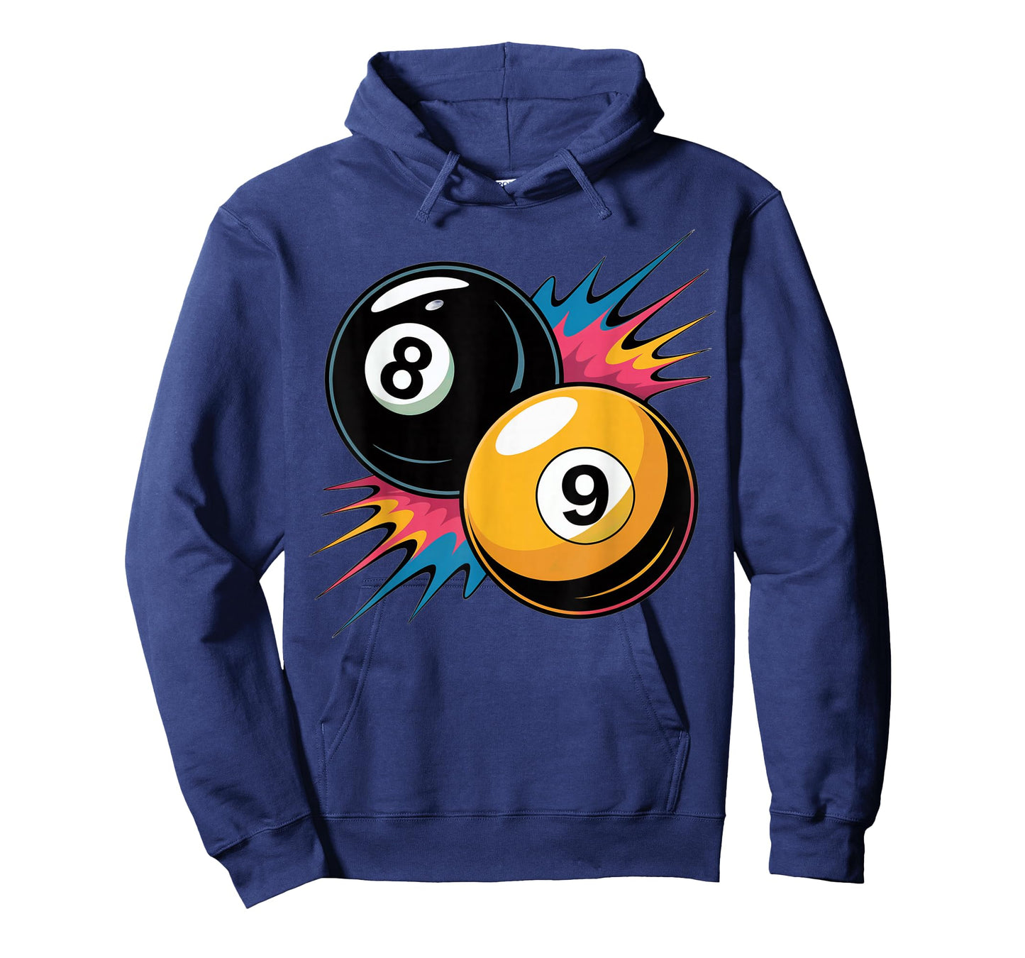 8 Ball and 9 Ball Pool Design Billiards Lovers and Billiard T-Shirt