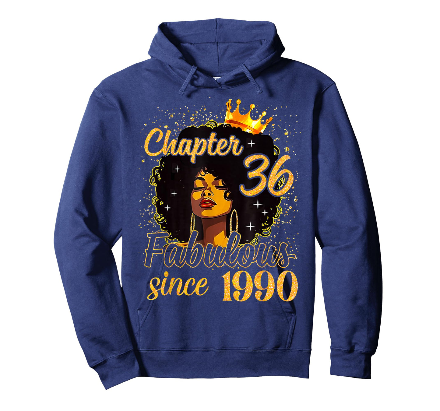 Chapter 36 Fabulous Since 1990 Birthday Women Melanin T-Shirt
