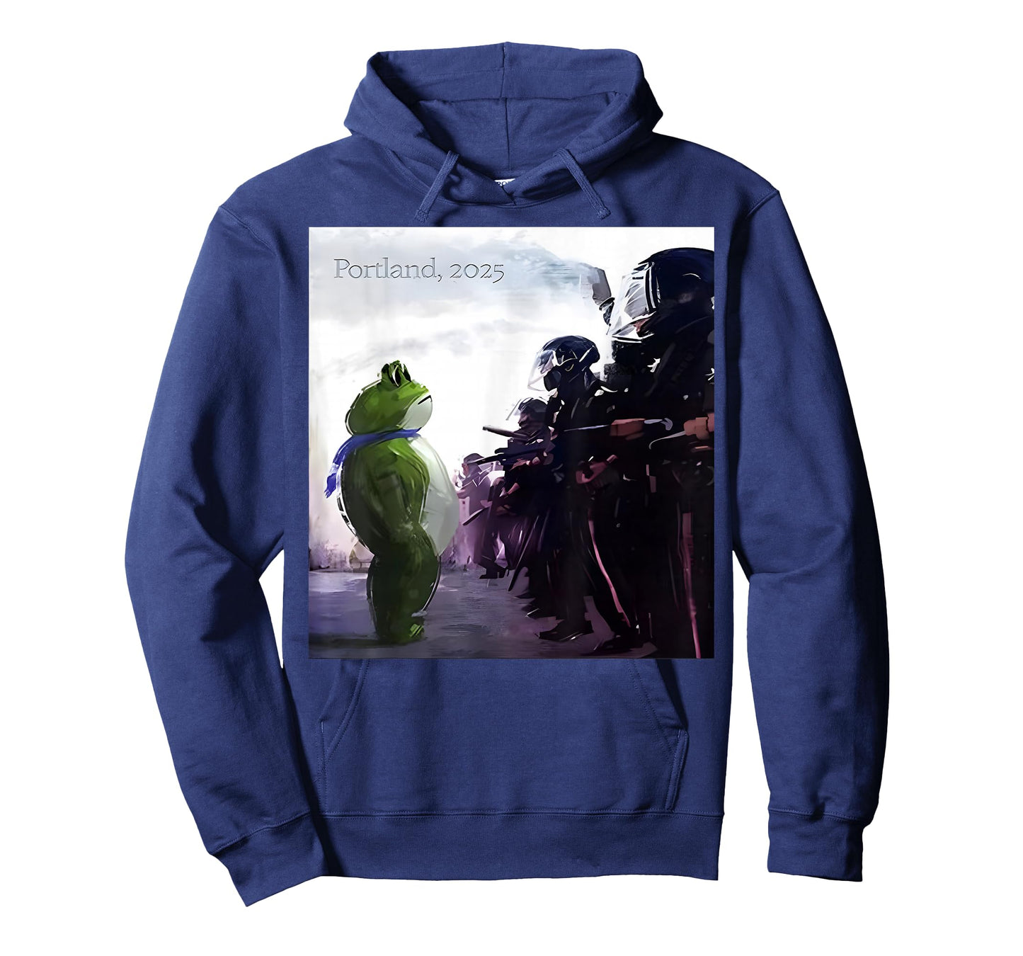 Portland 2025 Funny Portland Frog Protest T-Shirt