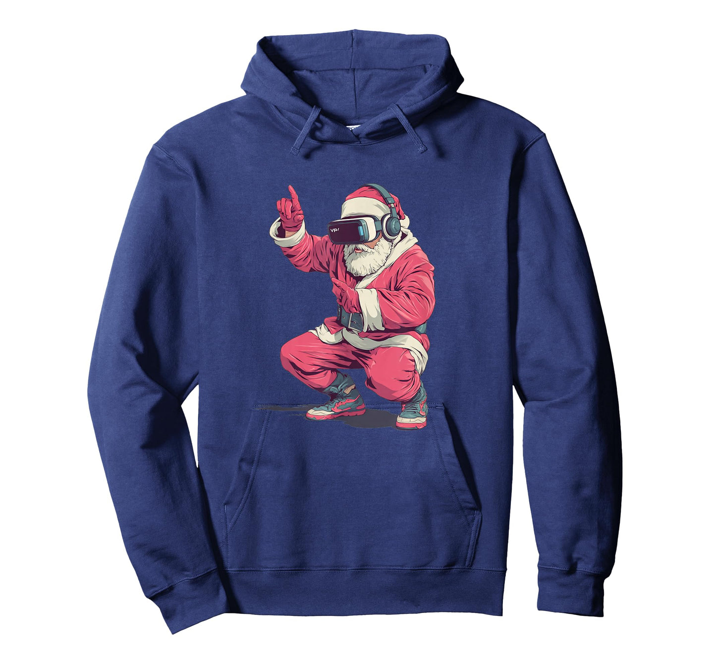 Cool Santa Moves with VR Headset for Gaming Christmas T-Shirt